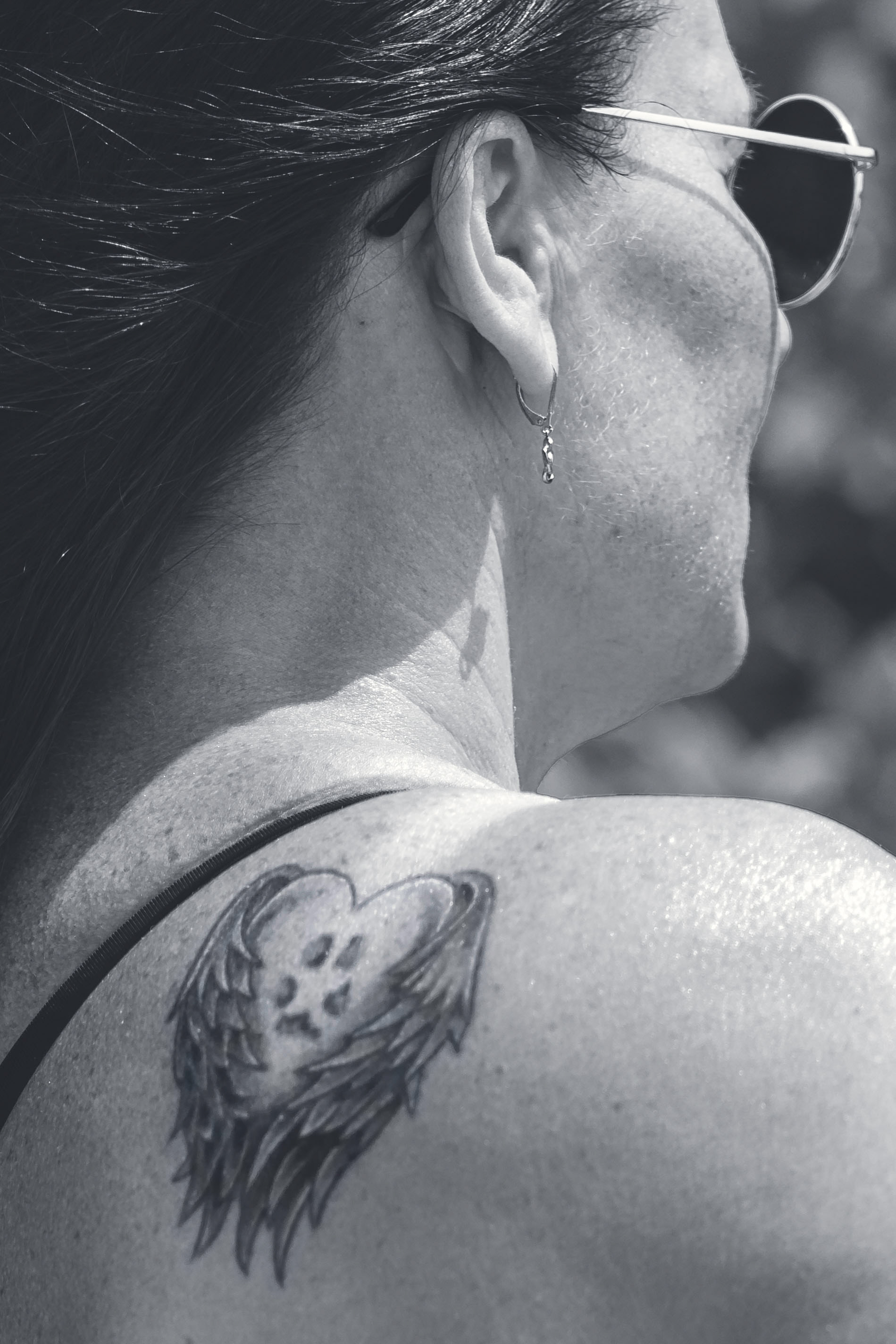 Dog Paw with Angel Wings