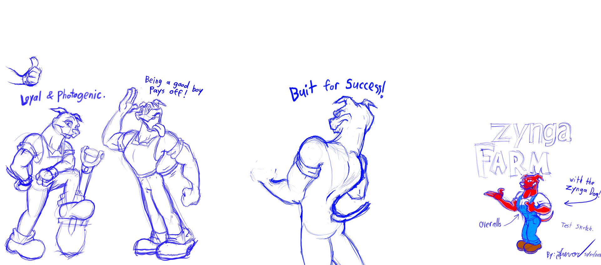 More Character Desings of the Zynga Pitbull