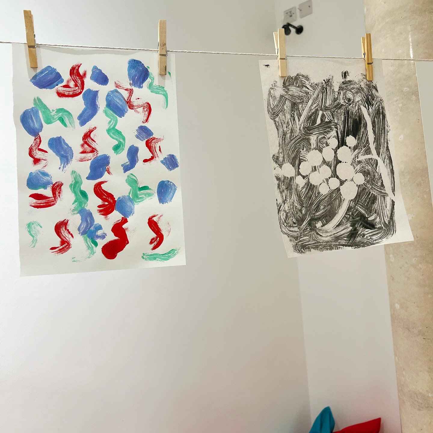 Tin foil transfer printing 