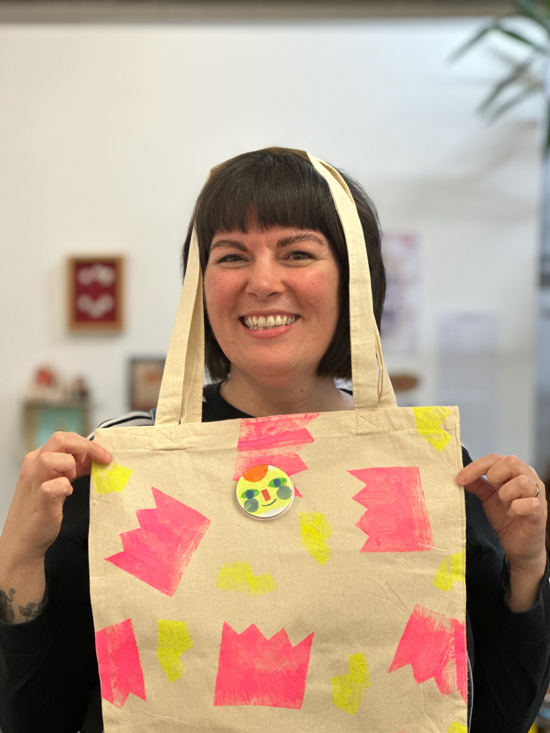 Tote Bag printing for Youth Art Connect 