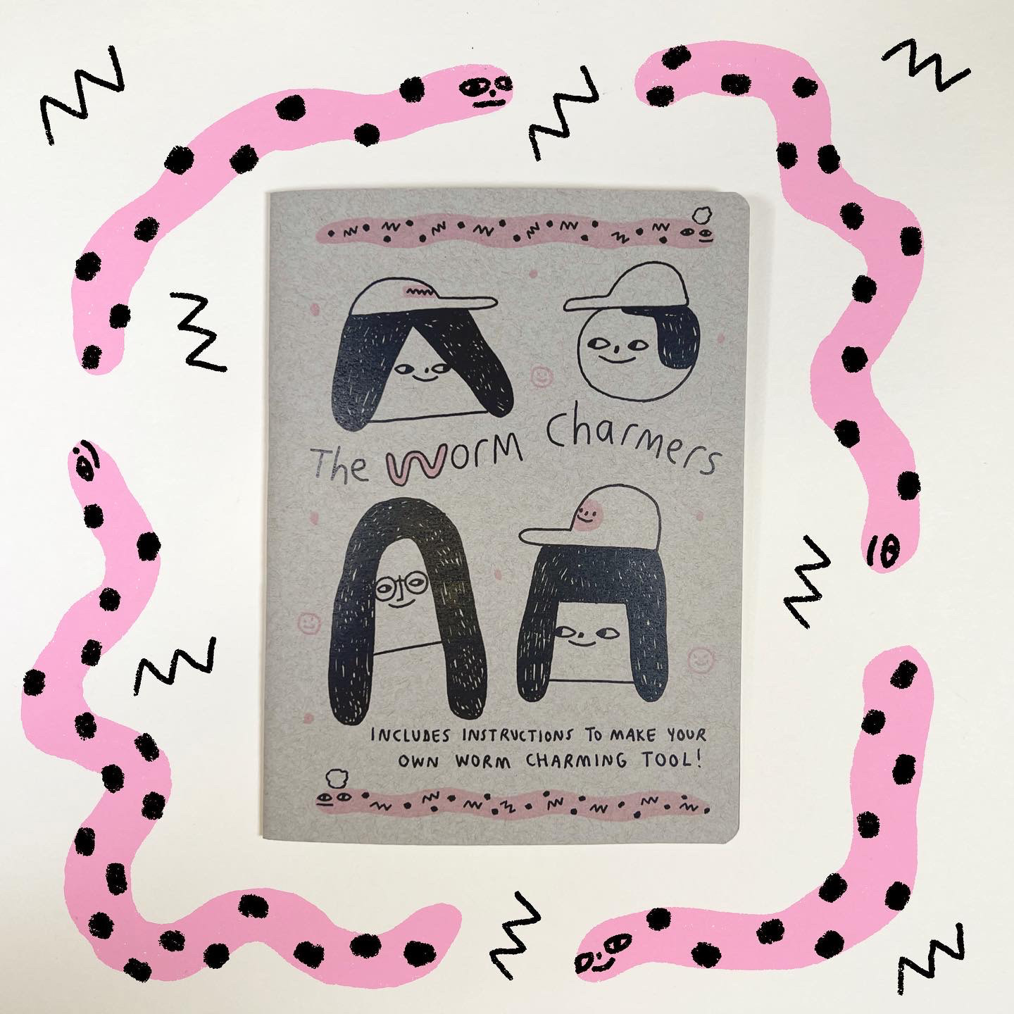 A silly comic about a silly day (trying to!) charm worms!