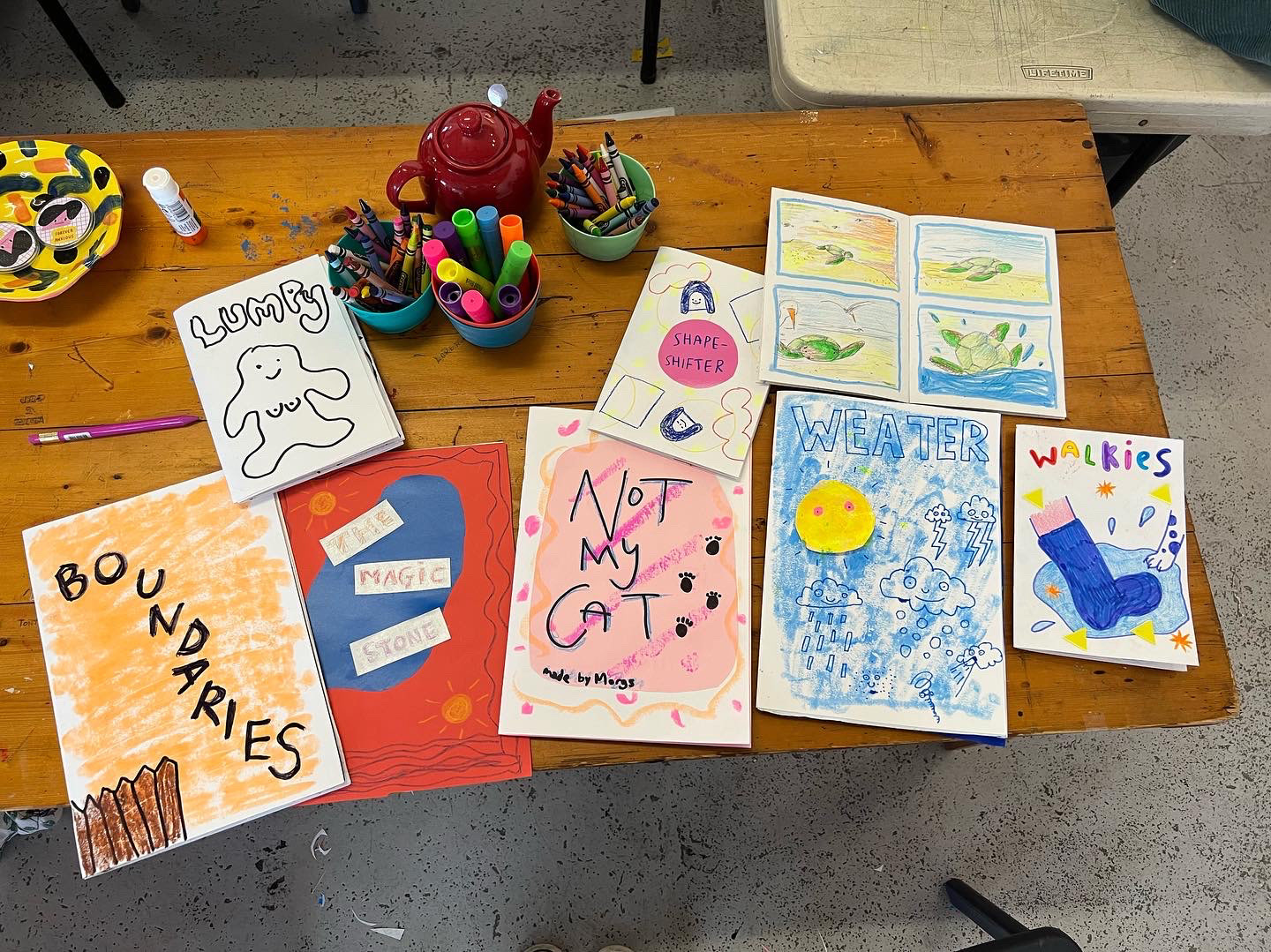 Comic workshop at Fish Factory Art Space