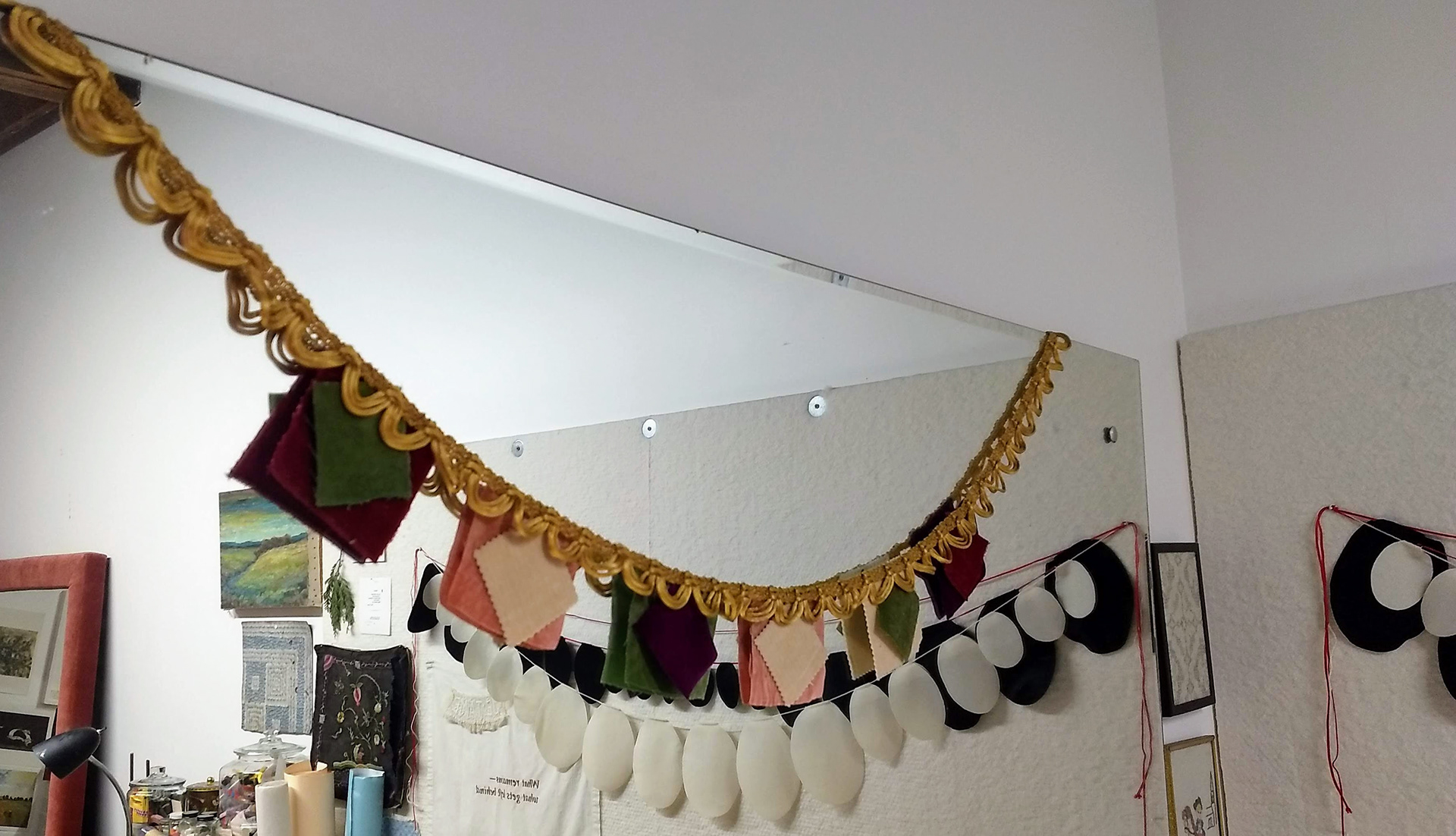 Studio shot of pennants