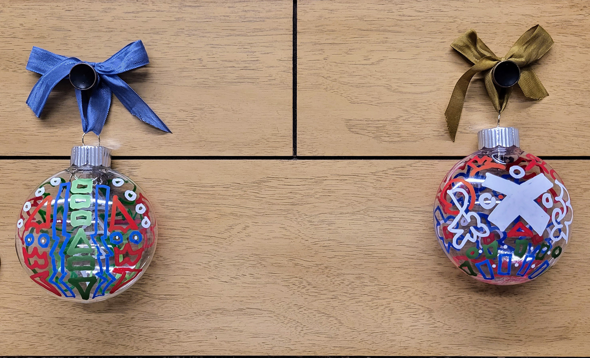 Signature Style Ornaments with Vintage Ribbon Ties