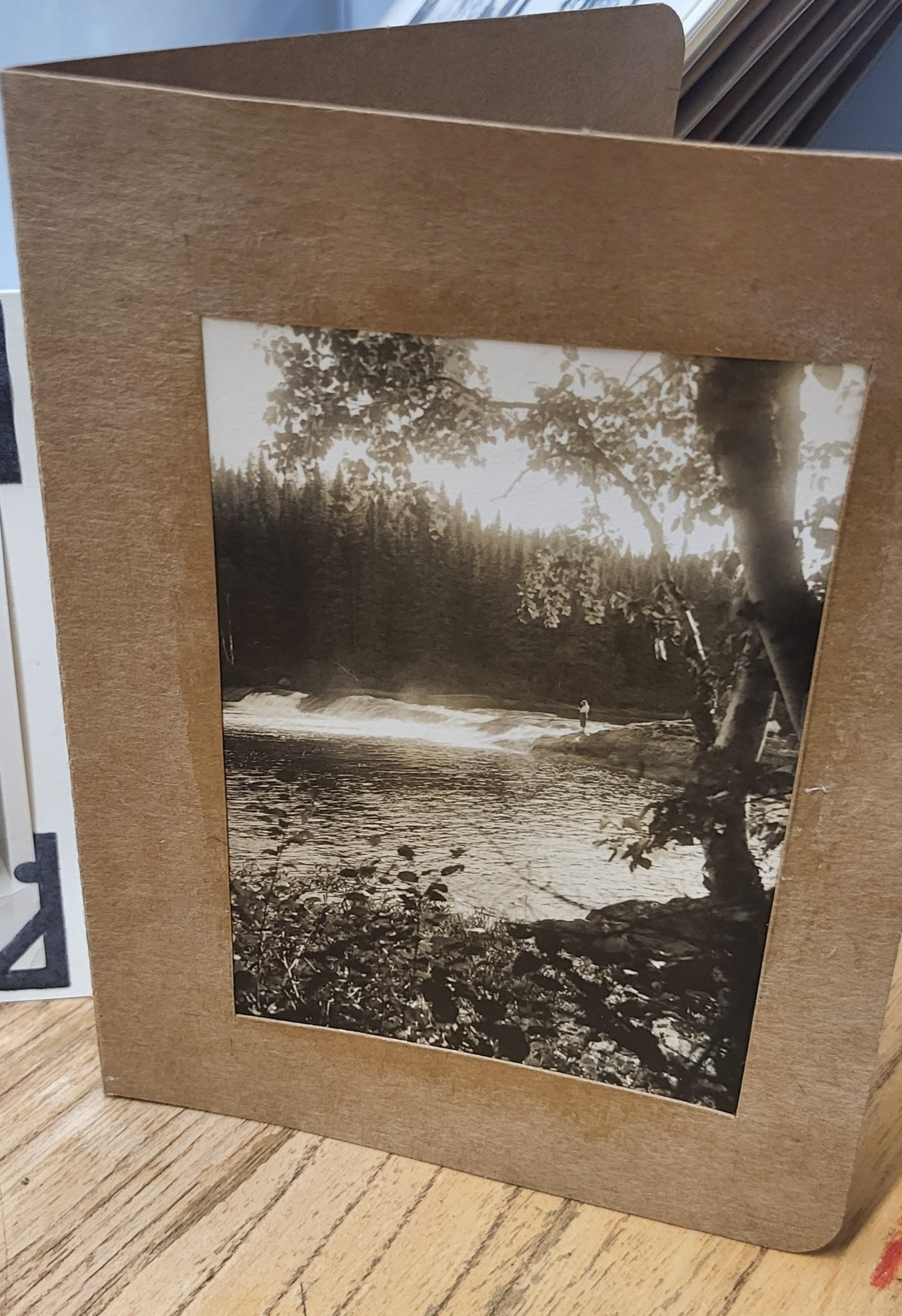 Vintage Landscape Photo card