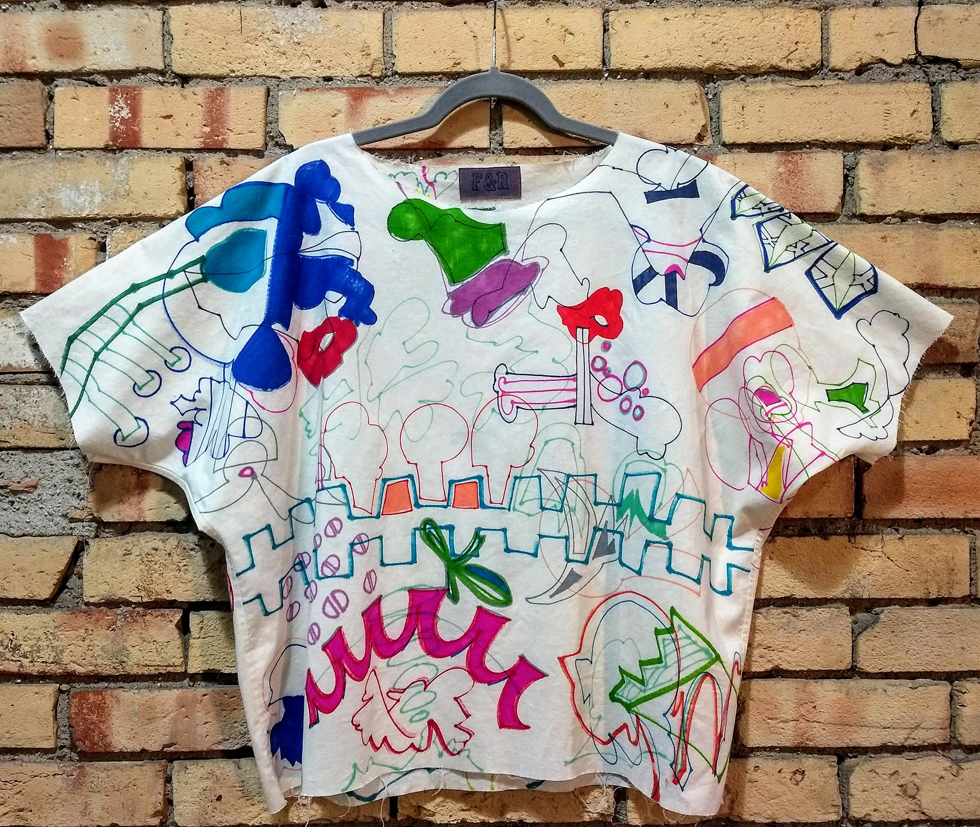Tunic with original artwork