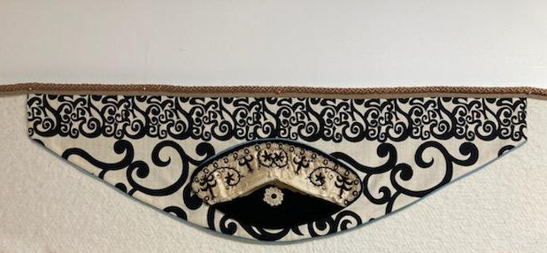 #1 Unity, Qualities: Fundamental Beginnings, Progressive in Action, Innovative $130/ Measurements: end to end 45" x 14" center eye 15.5" x 8.25"