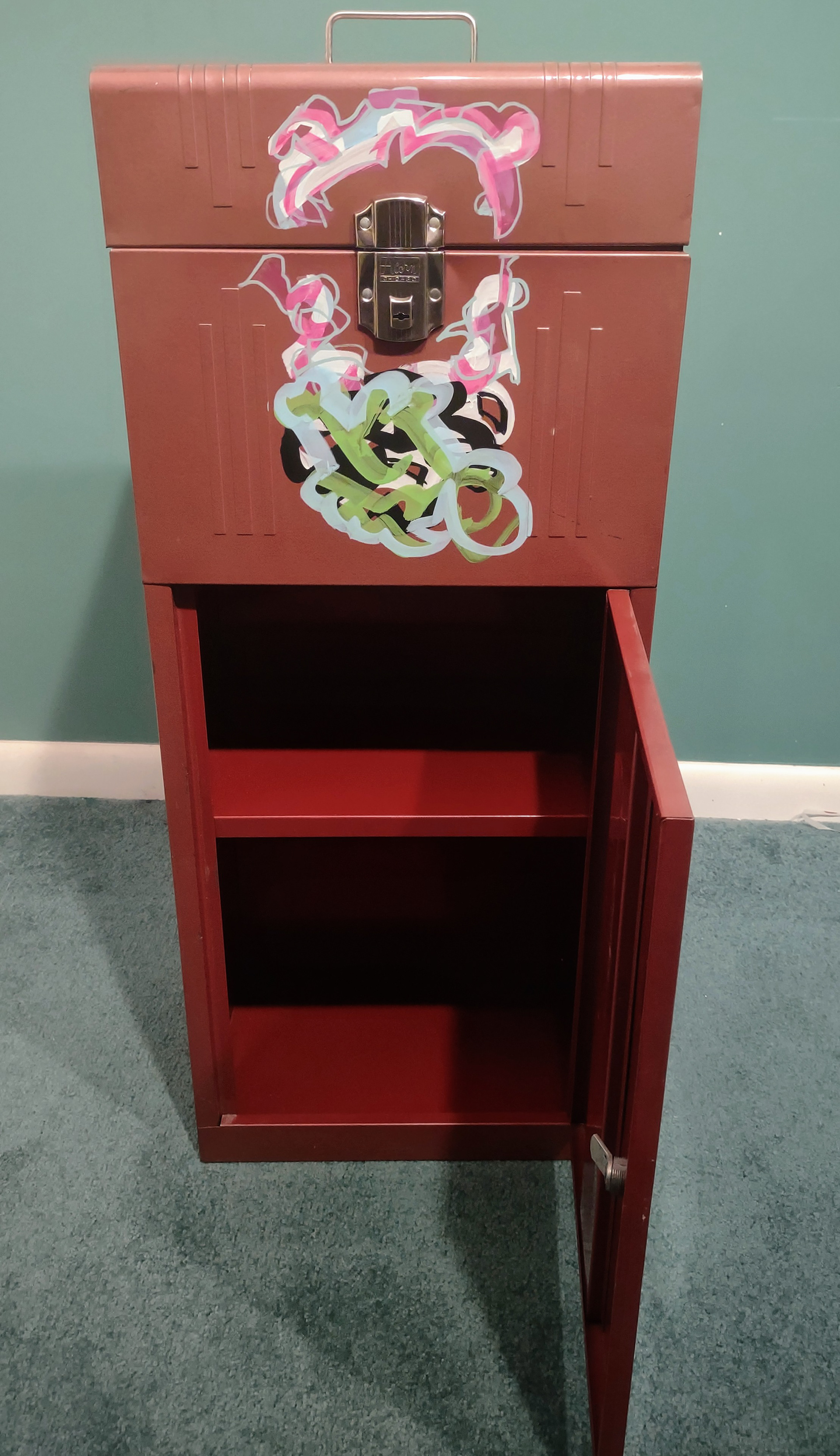 Small Vintage Acorn Filing and Storage Cabinet with Signature Style embellishments, $100