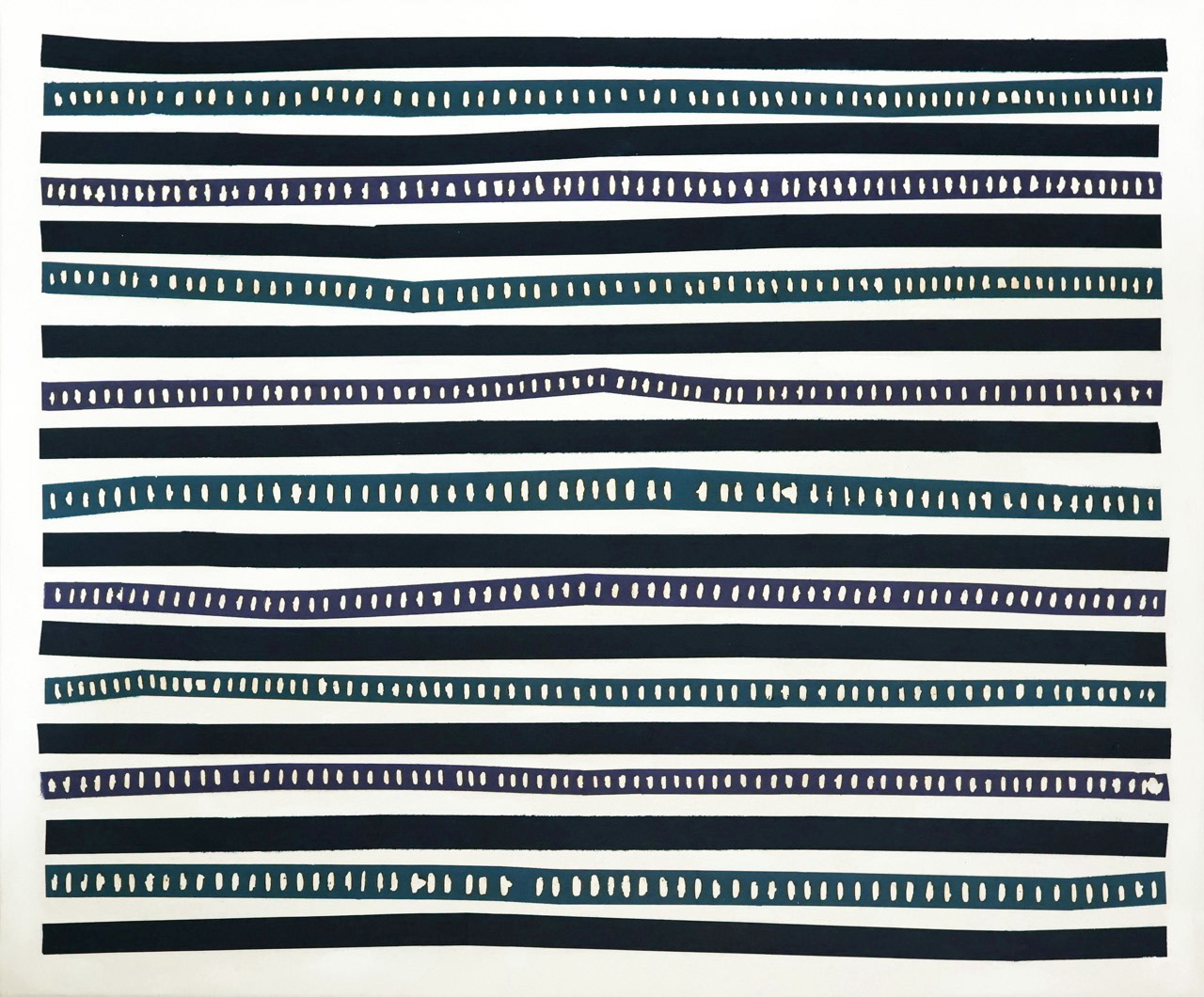La vie de passage #008, 2023, technique mixte et collage de papier coréen sur toile, 46 x 55 cm
