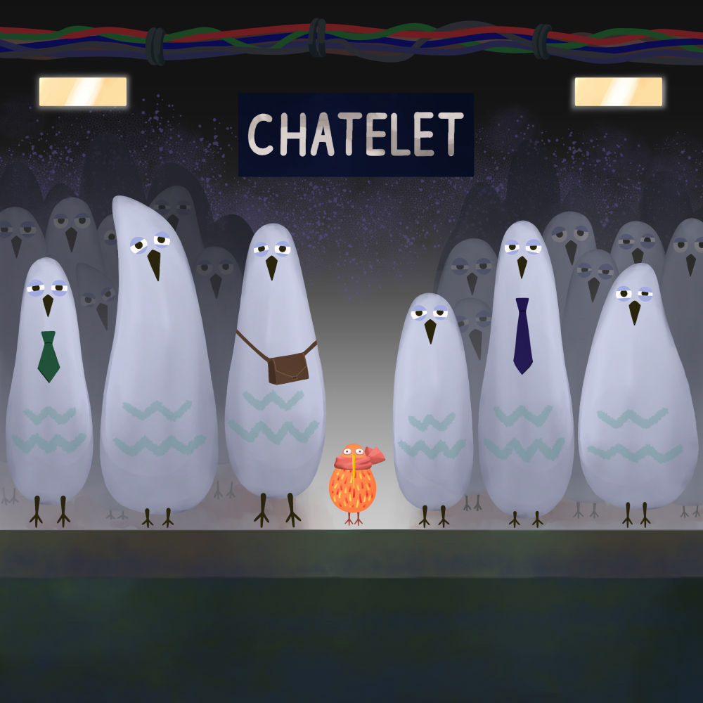 # 7 À Châtelet 8h