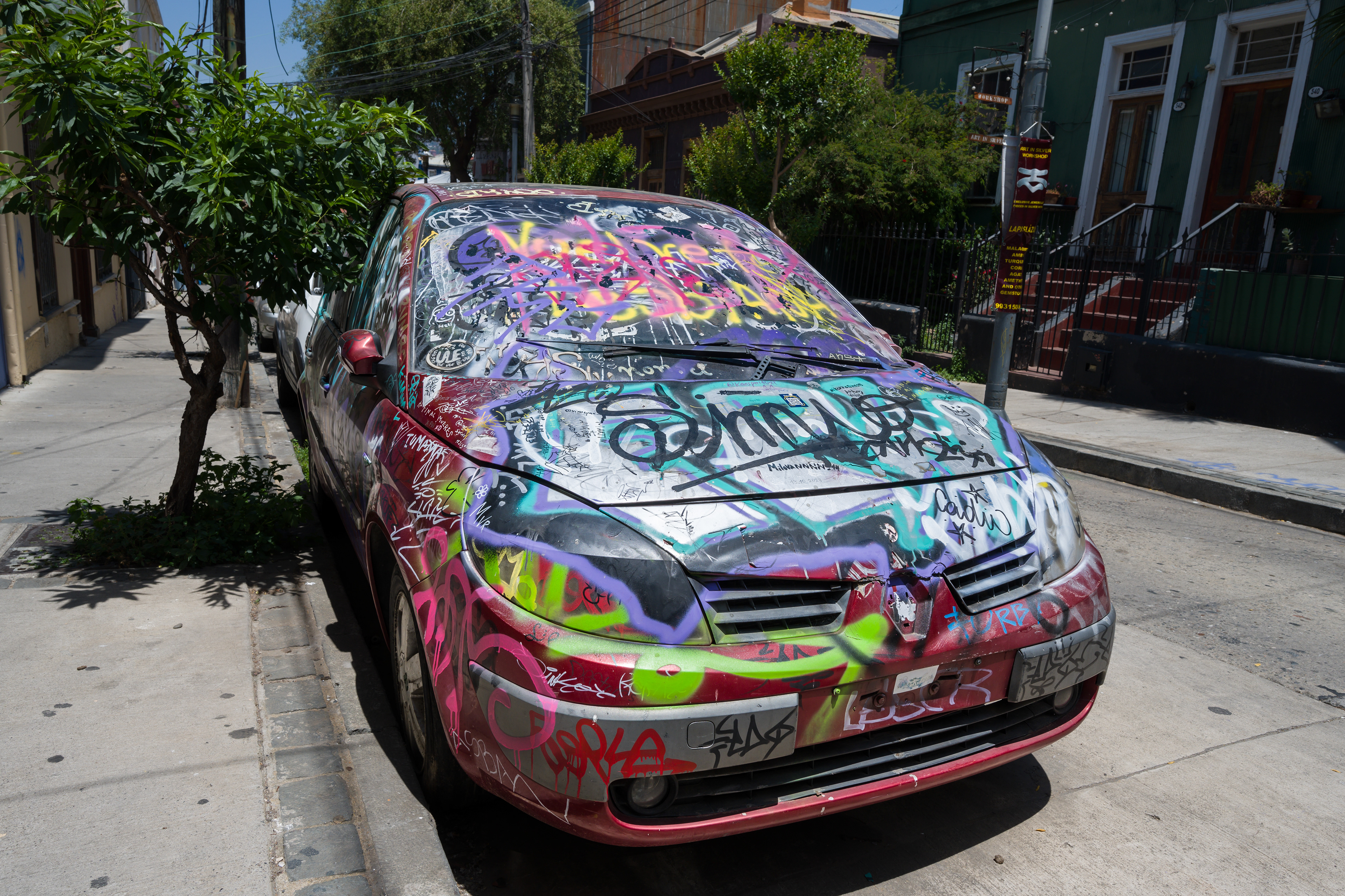 Même ma voiture de location y a eu droit !