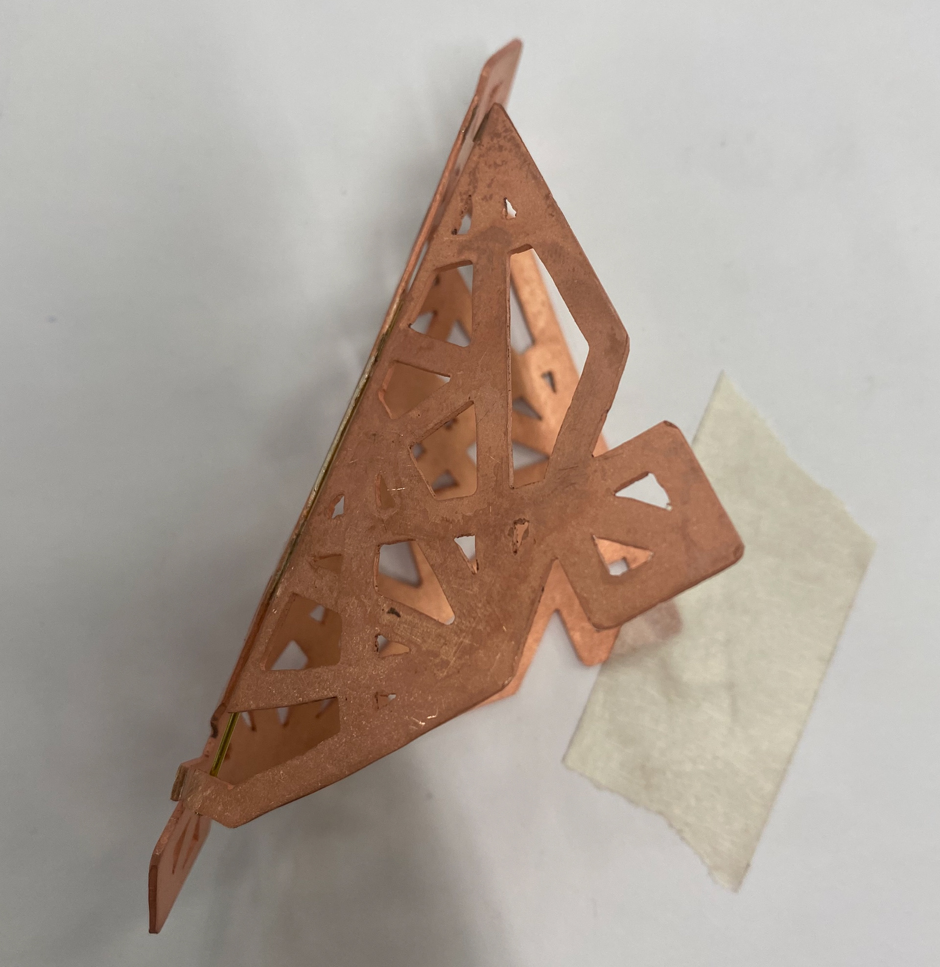Form once bent at various angels