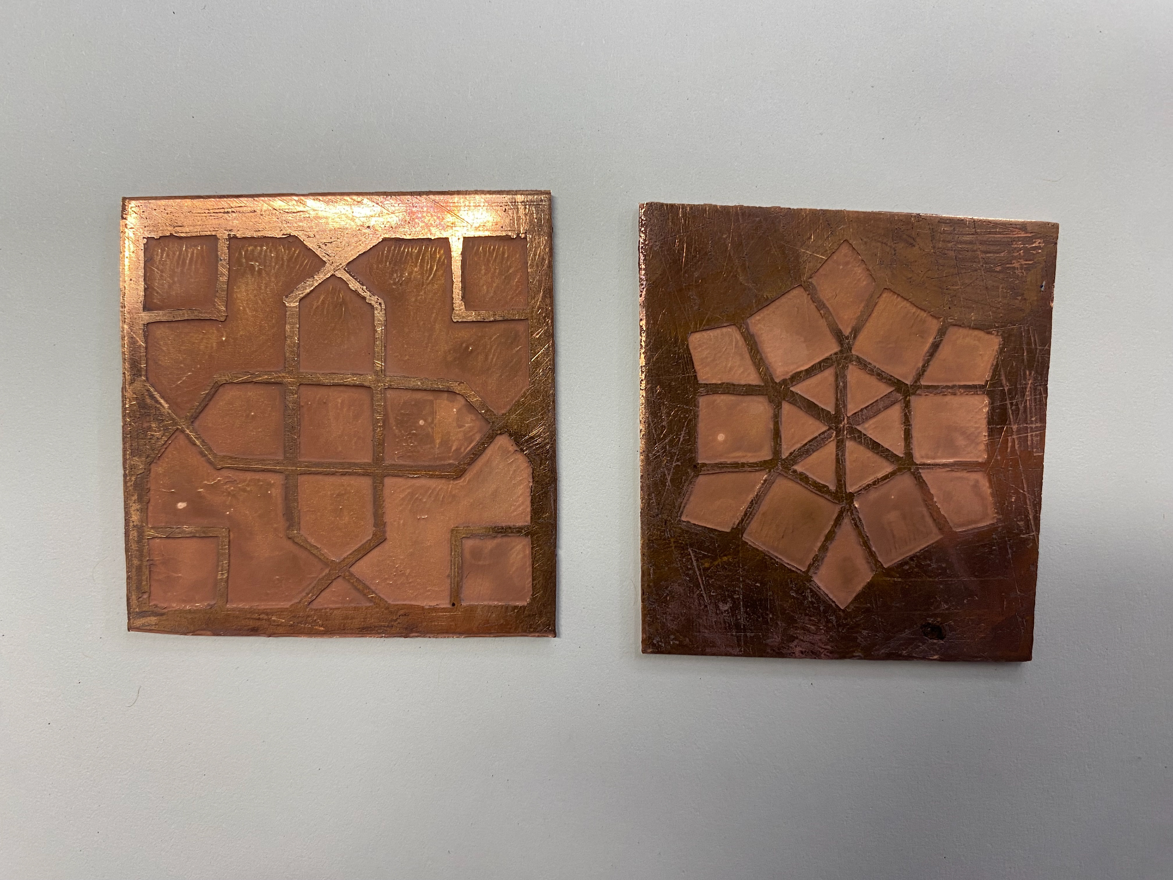 Second go at etching