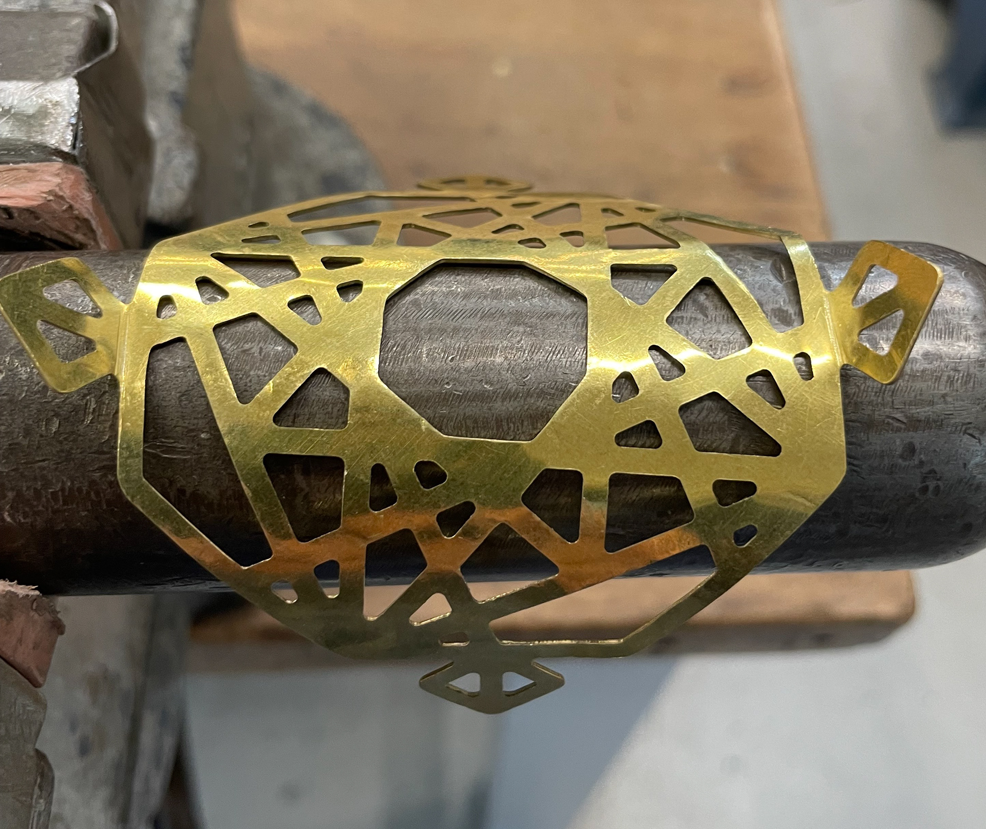 bending around stake