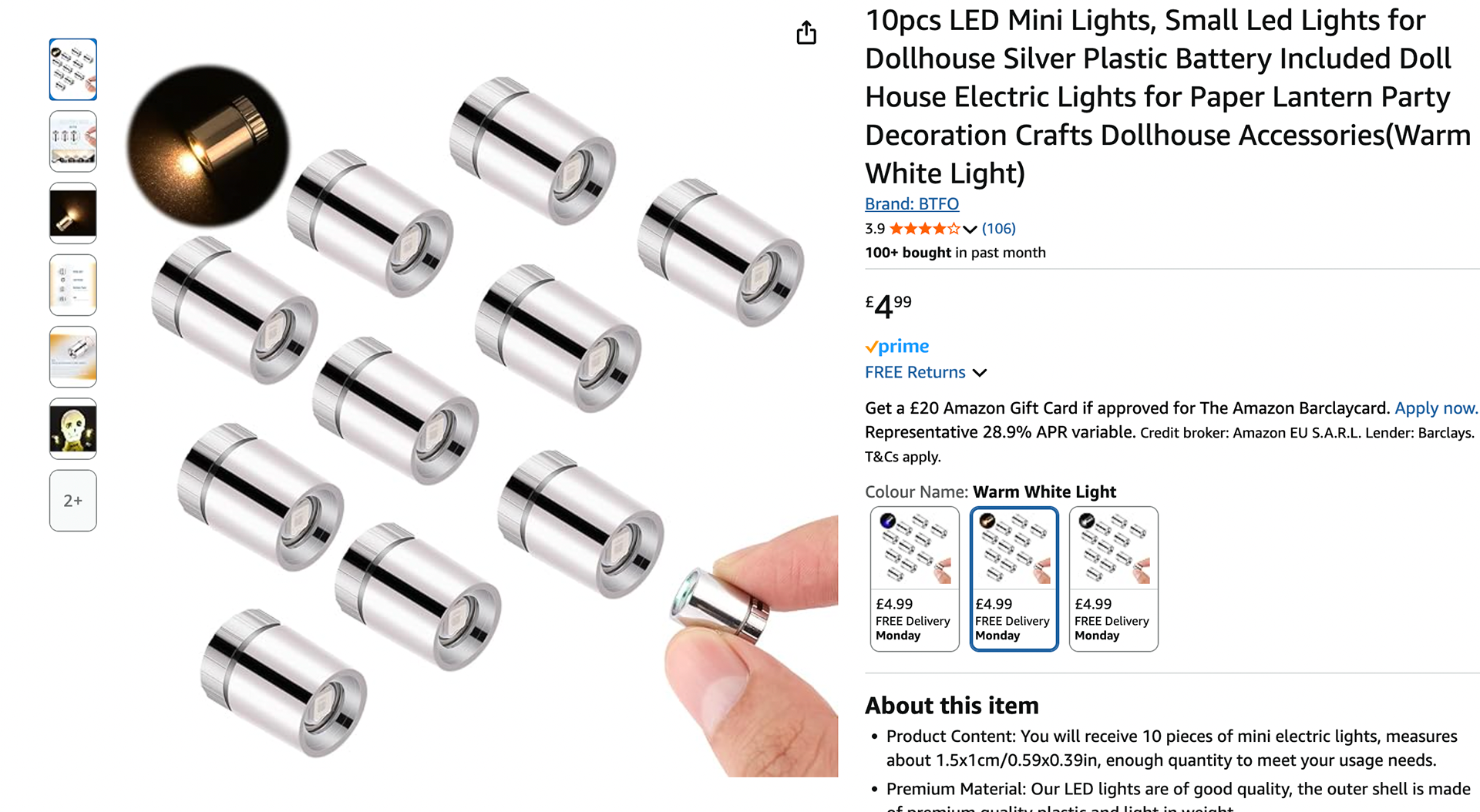 LED Lights I have