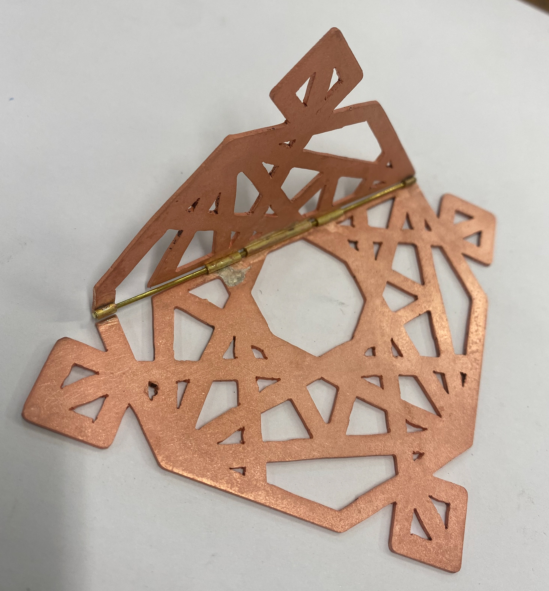 Form once bent at various angels