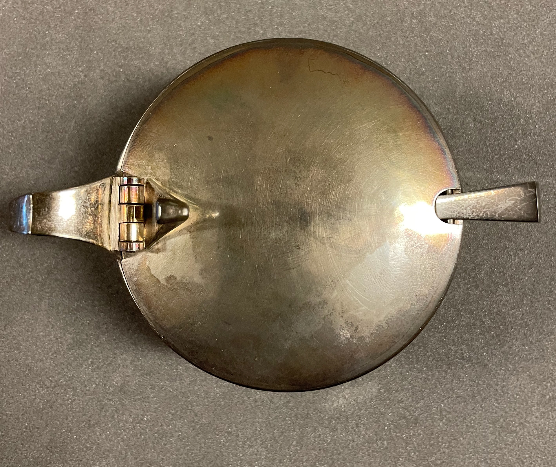 Mustard pot with spoon