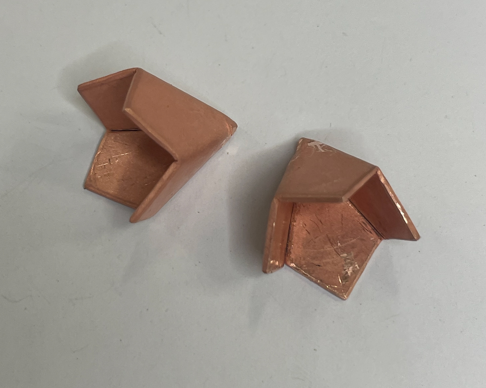 Form bent completely