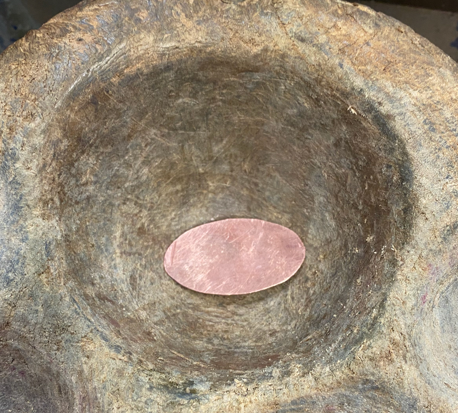 Copper in doming block
