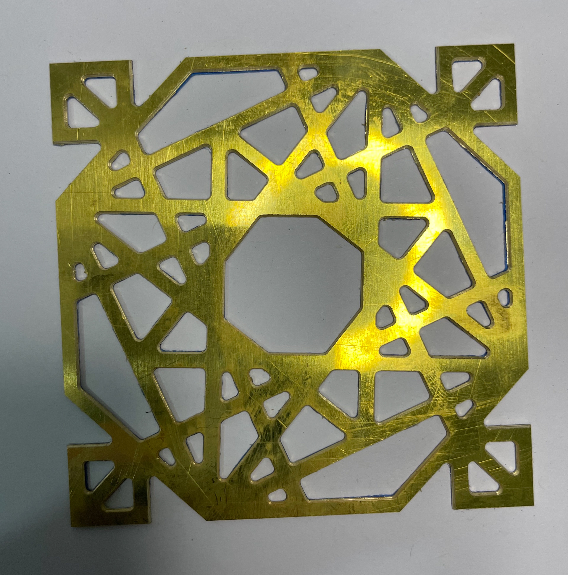 Straight off the CNC with sharp edges