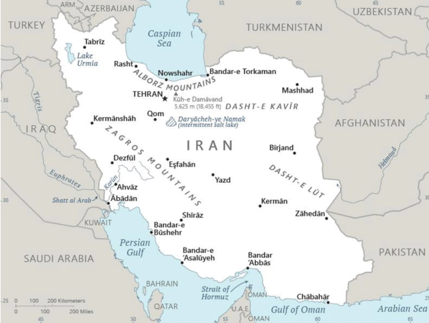 Outline of Iran