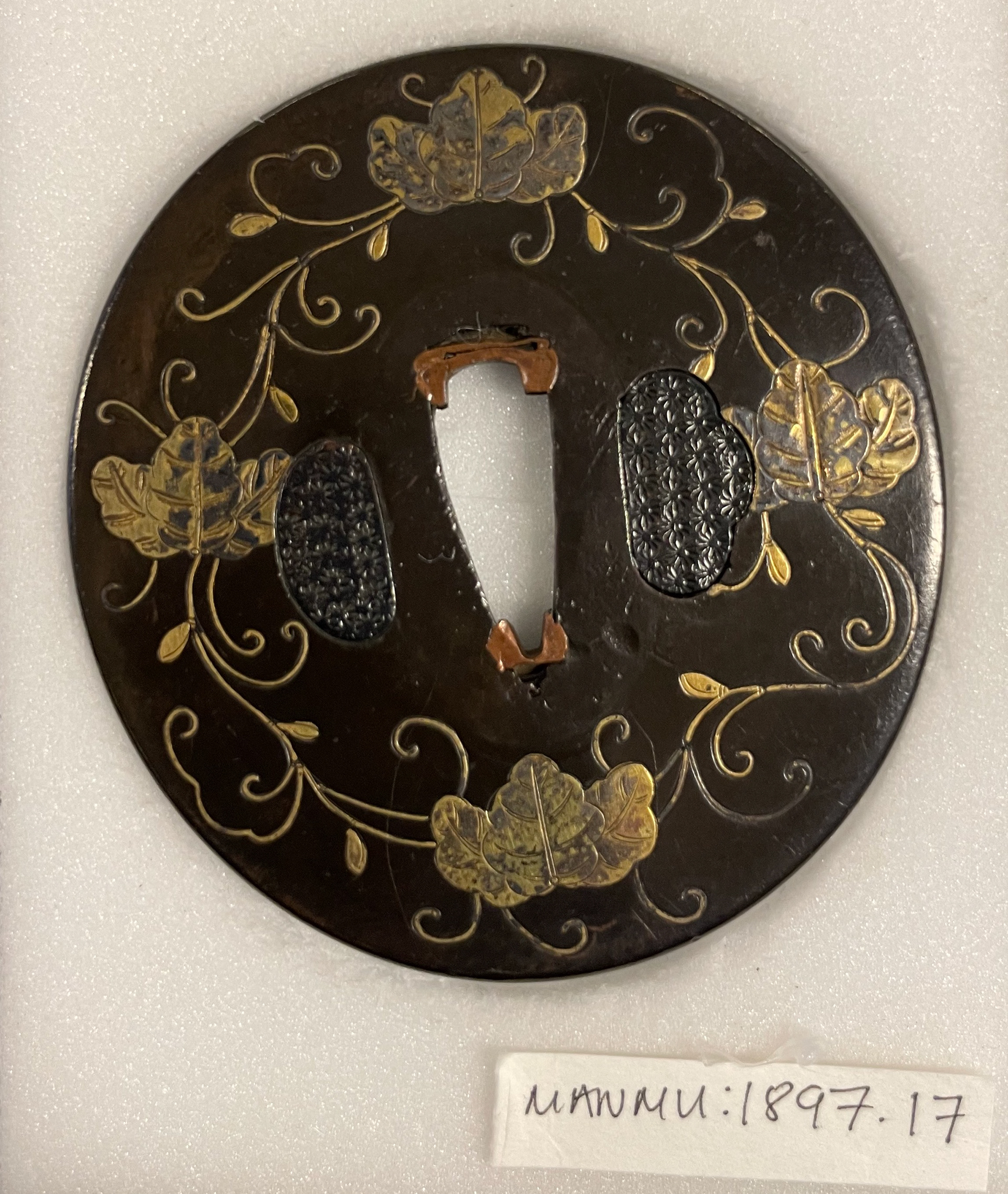 Japanese iron sword guards