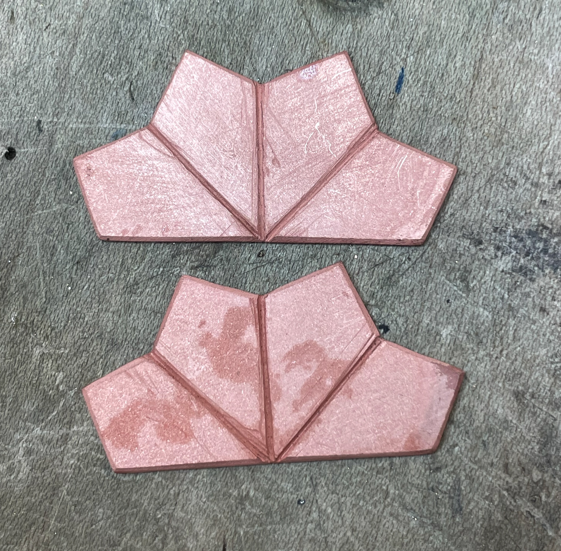 shapes after being gap being added