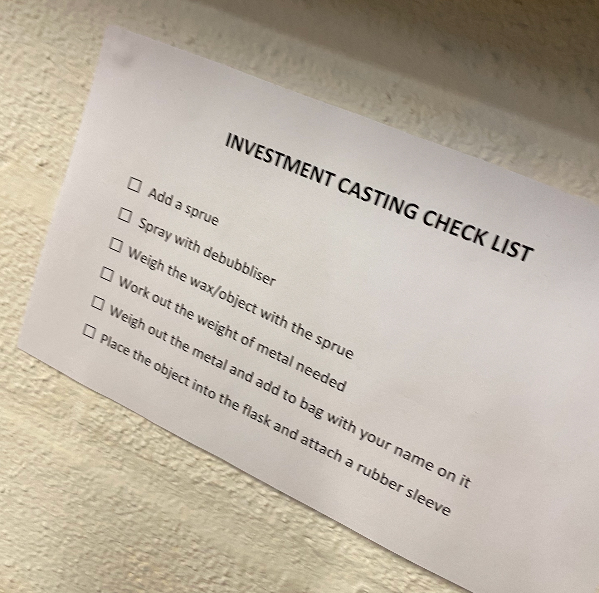 checklist