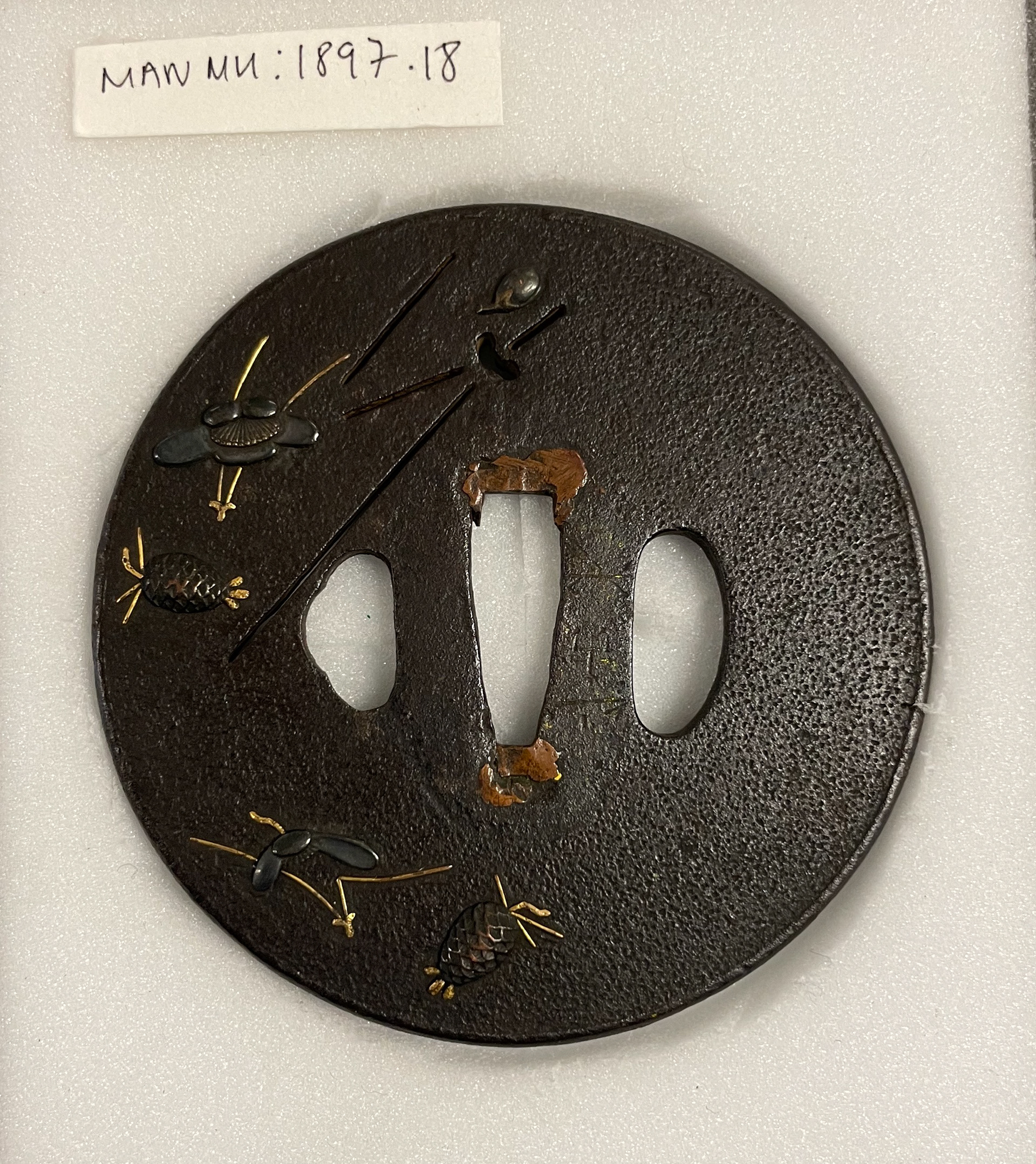 Japanese iron sword guards