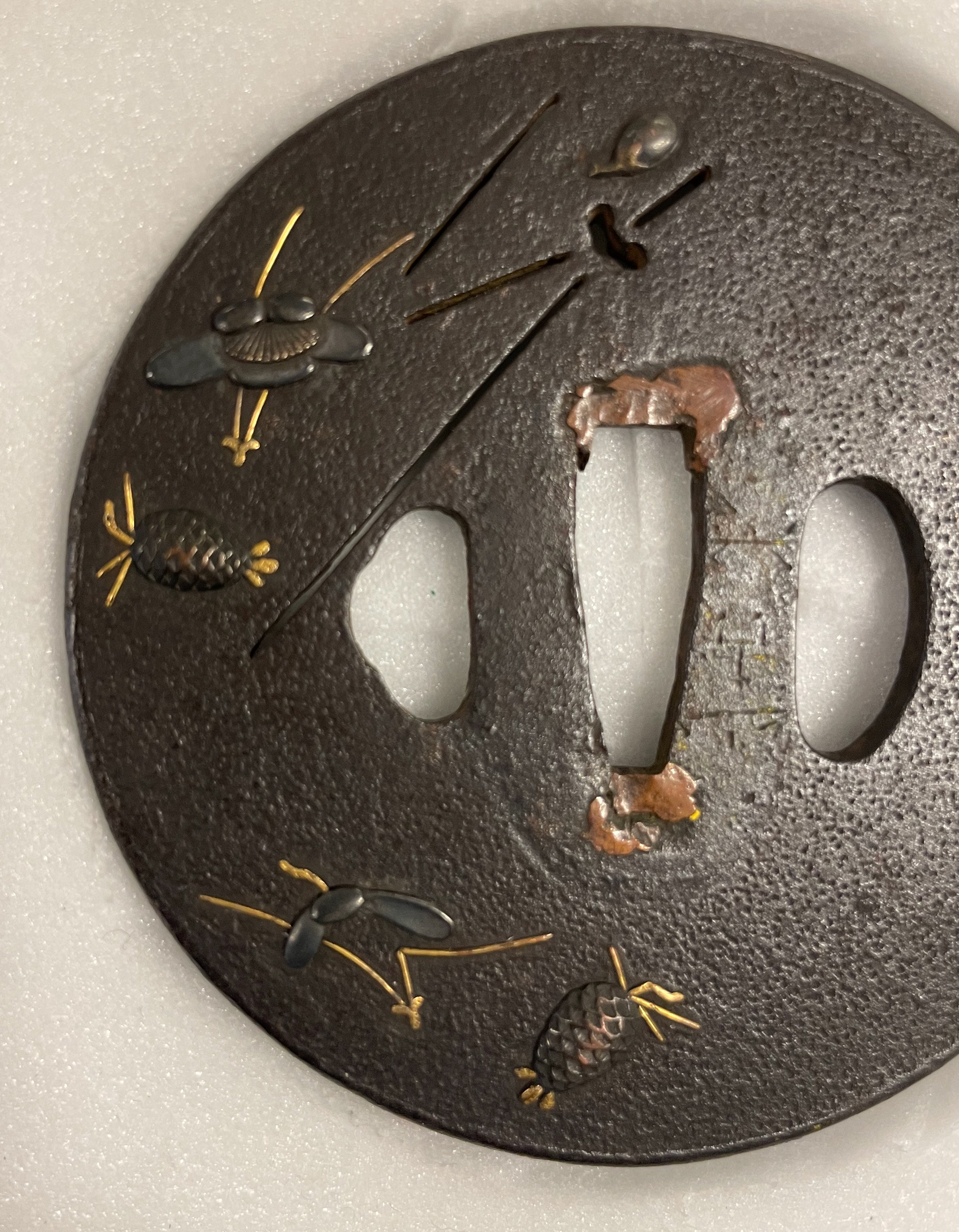 Japanese iron sword guards
