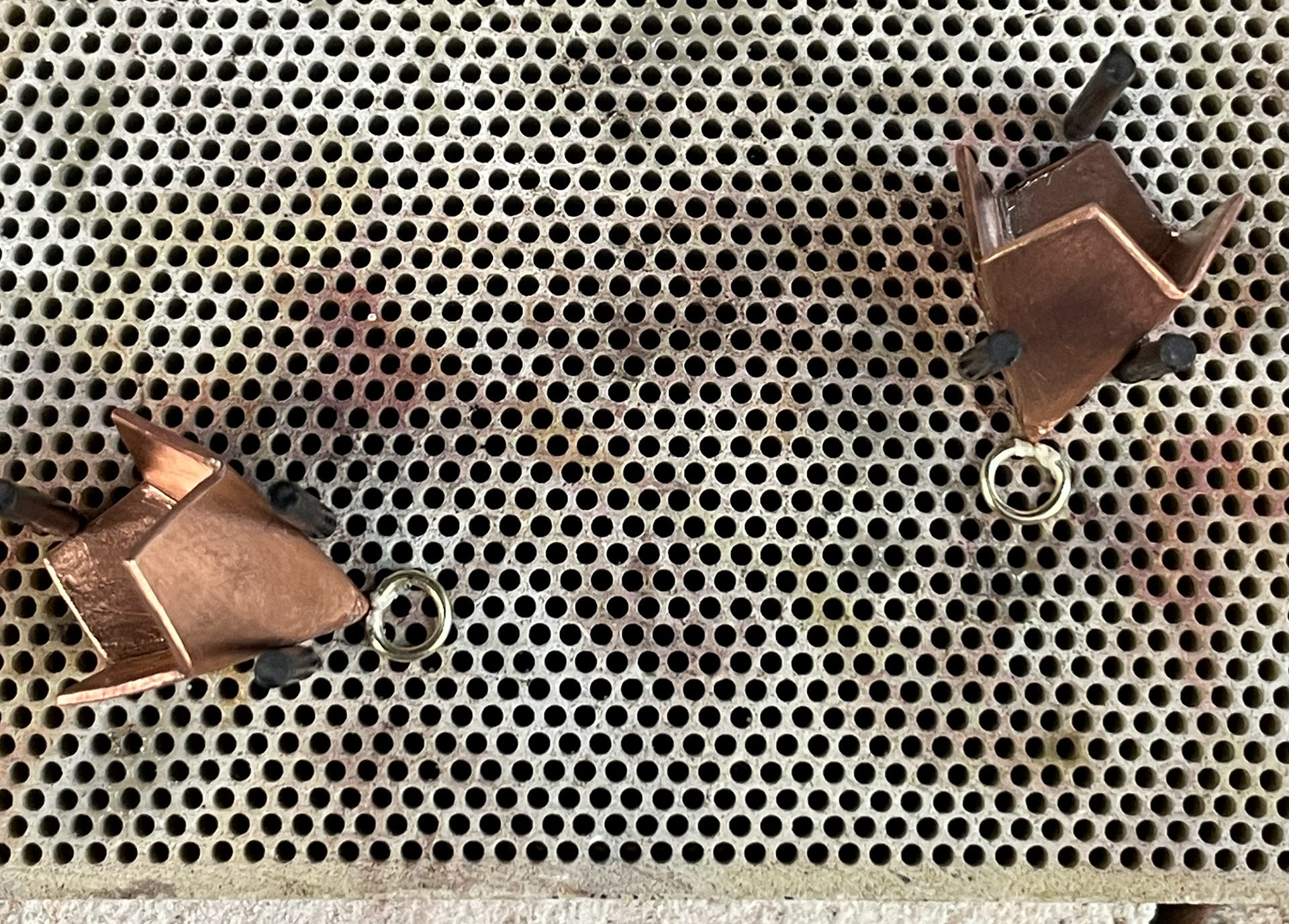 Soldering the jump rings