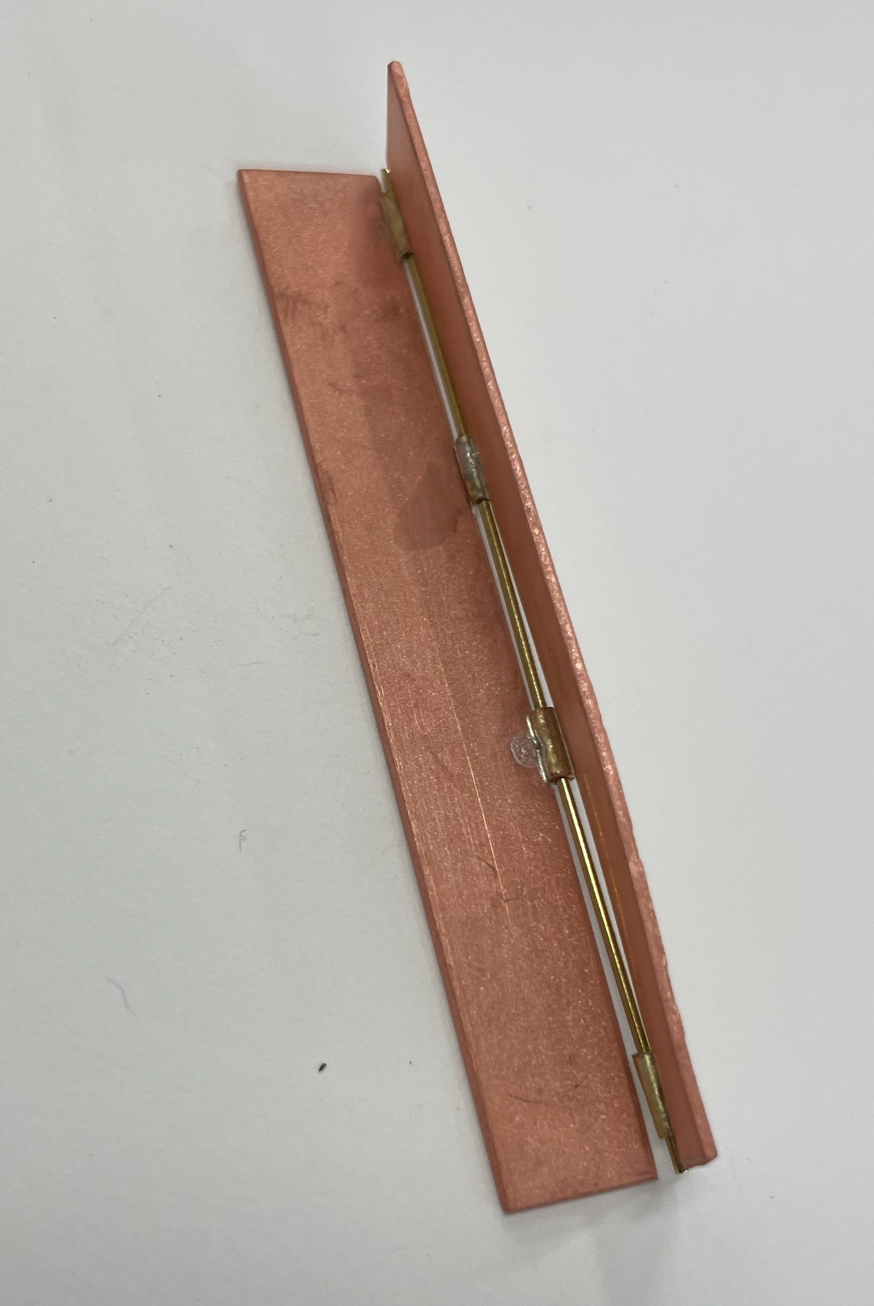 Second hinge test at different angels