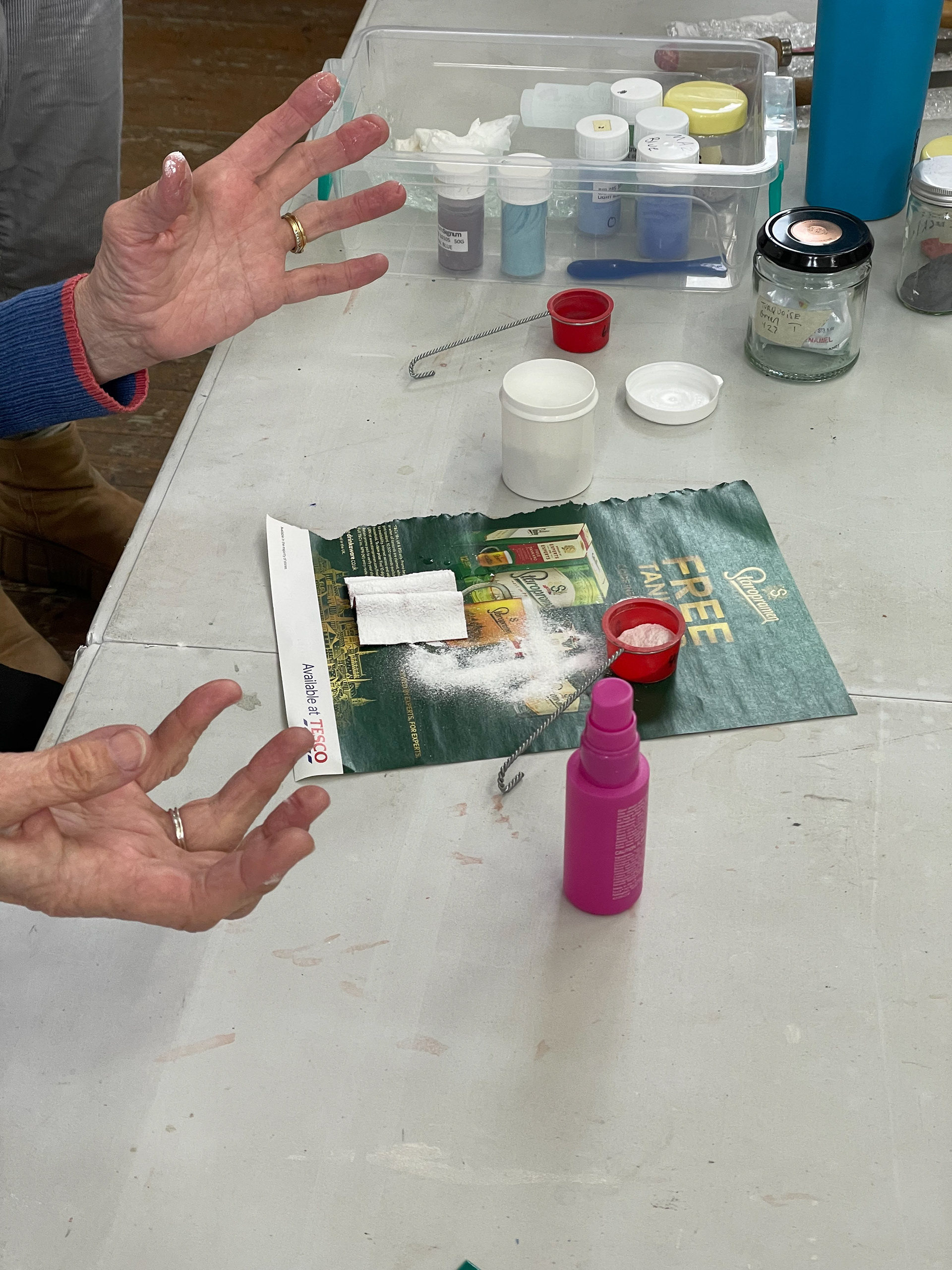 Deba Mcdonald demonstrating