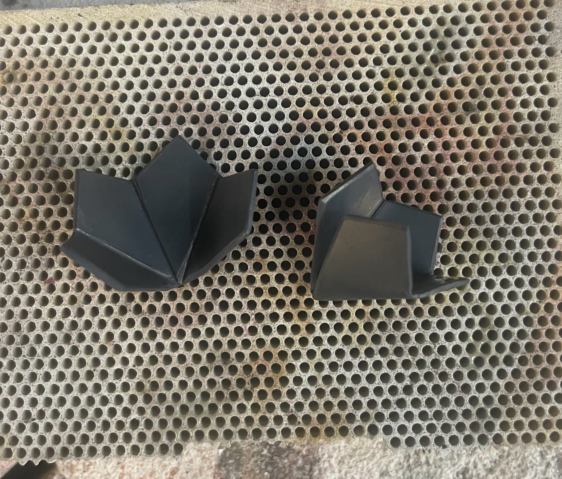 After being annealed and bent first attempt
