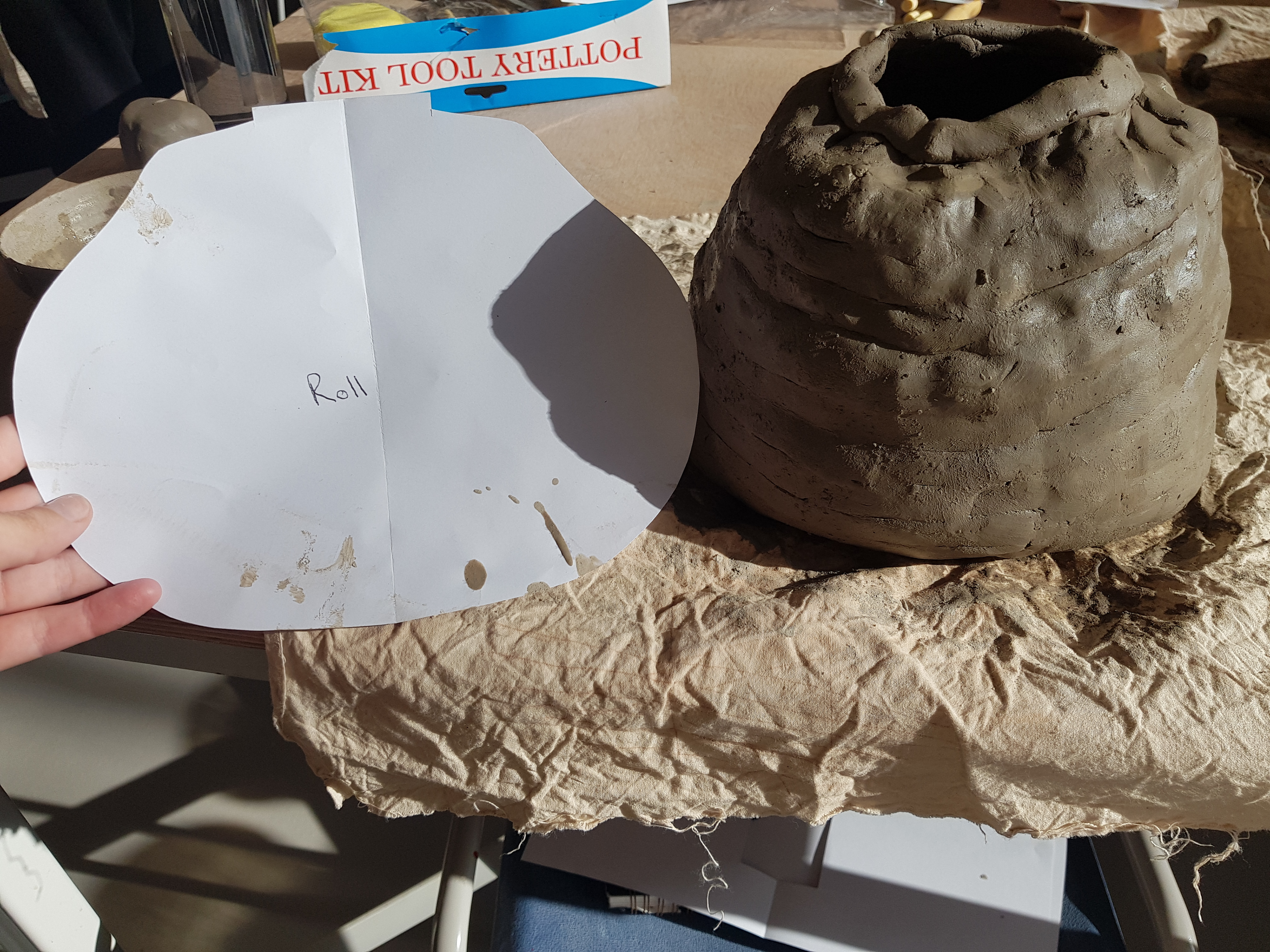 Completed vessel with the positive image