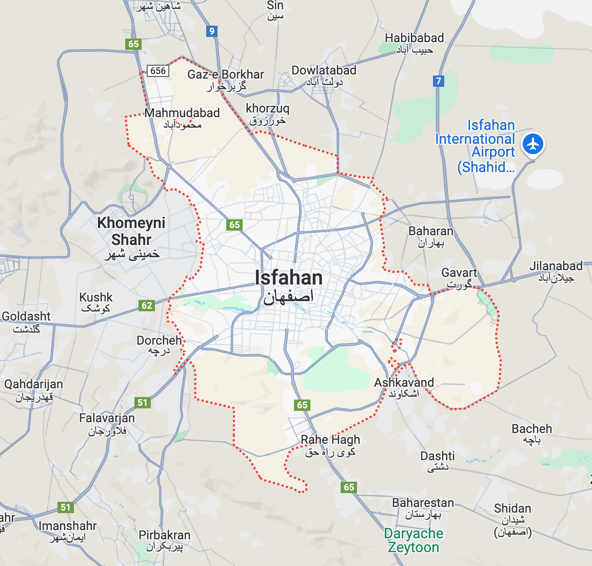 Outline of Isfahan