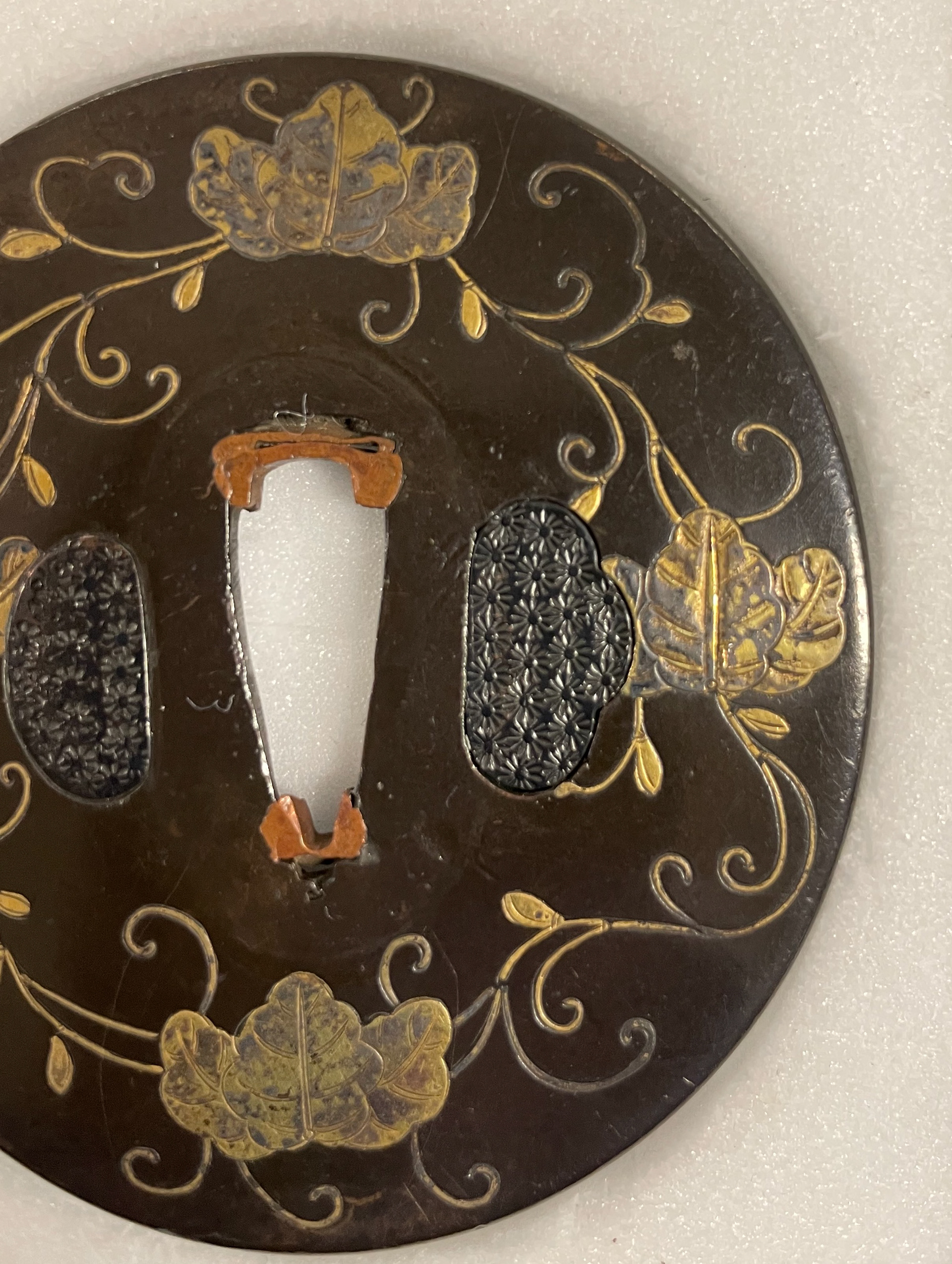 Japanese iron sword guards