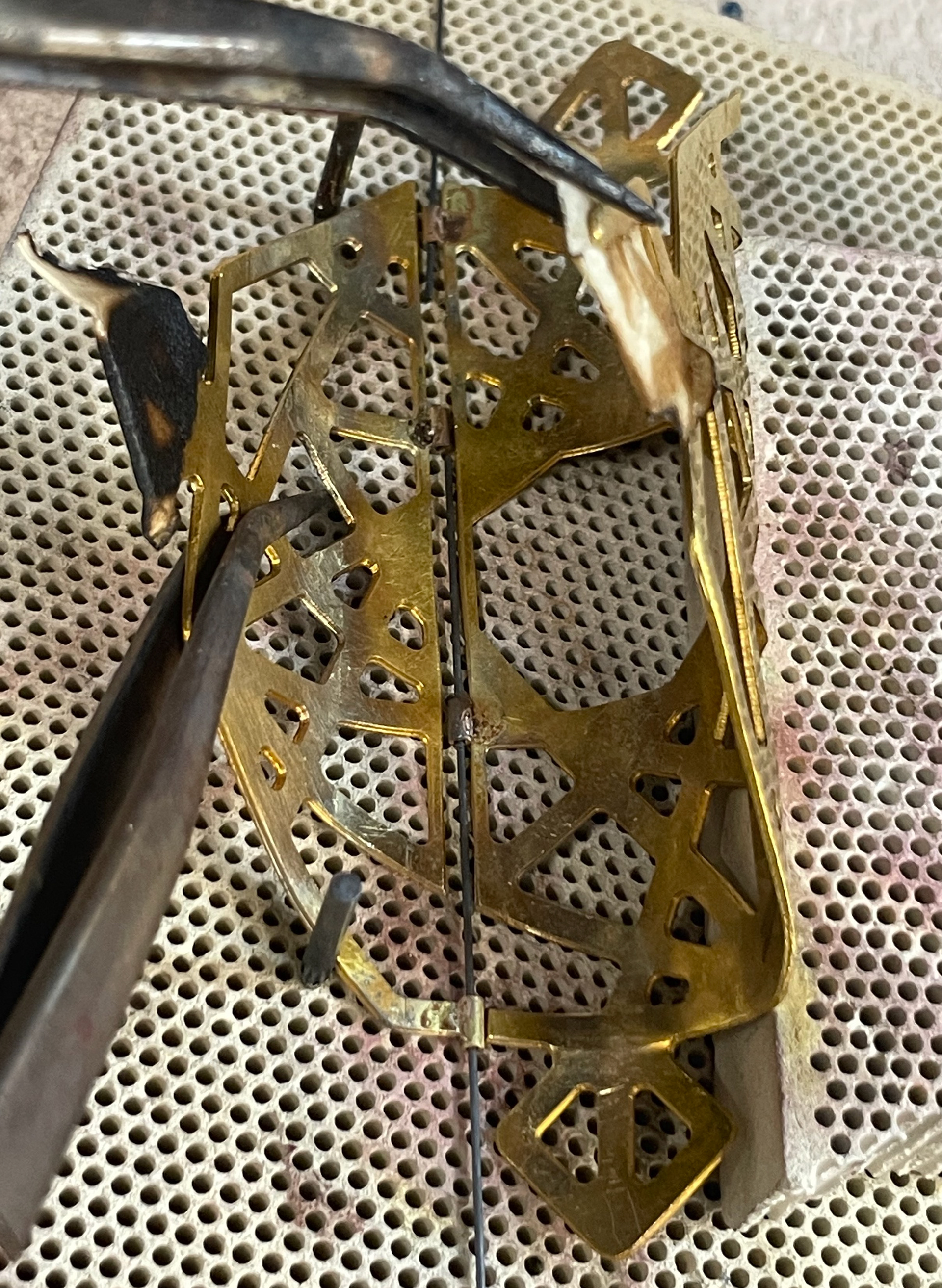soldered