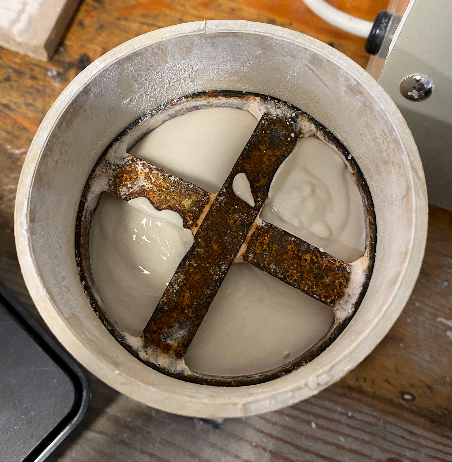 plaster in chamber