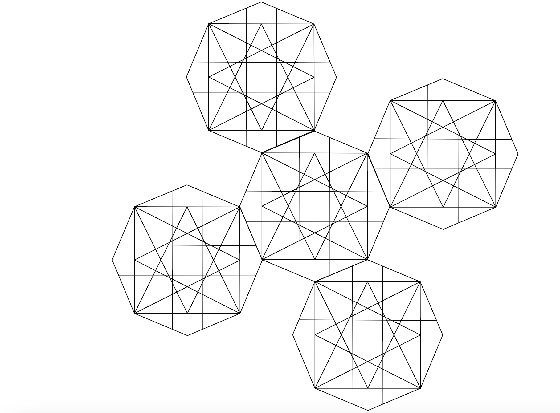 Experimenting tessellating in Illustrator