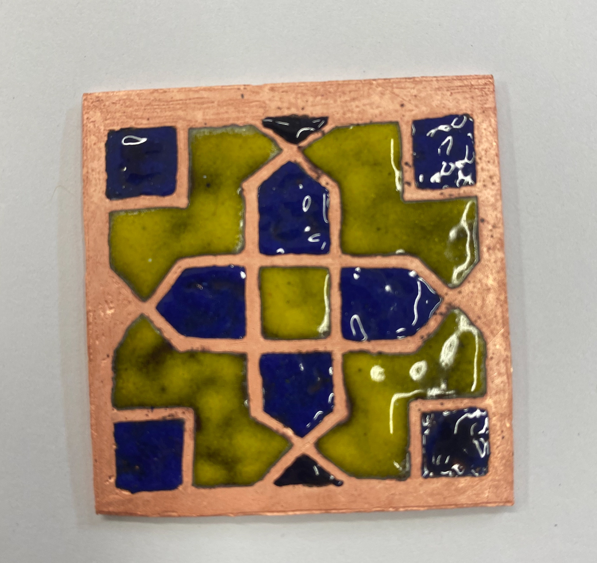 Finished piece after being in the kiln and cleaned