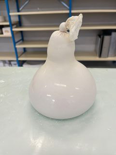 First piece made with the latex condom