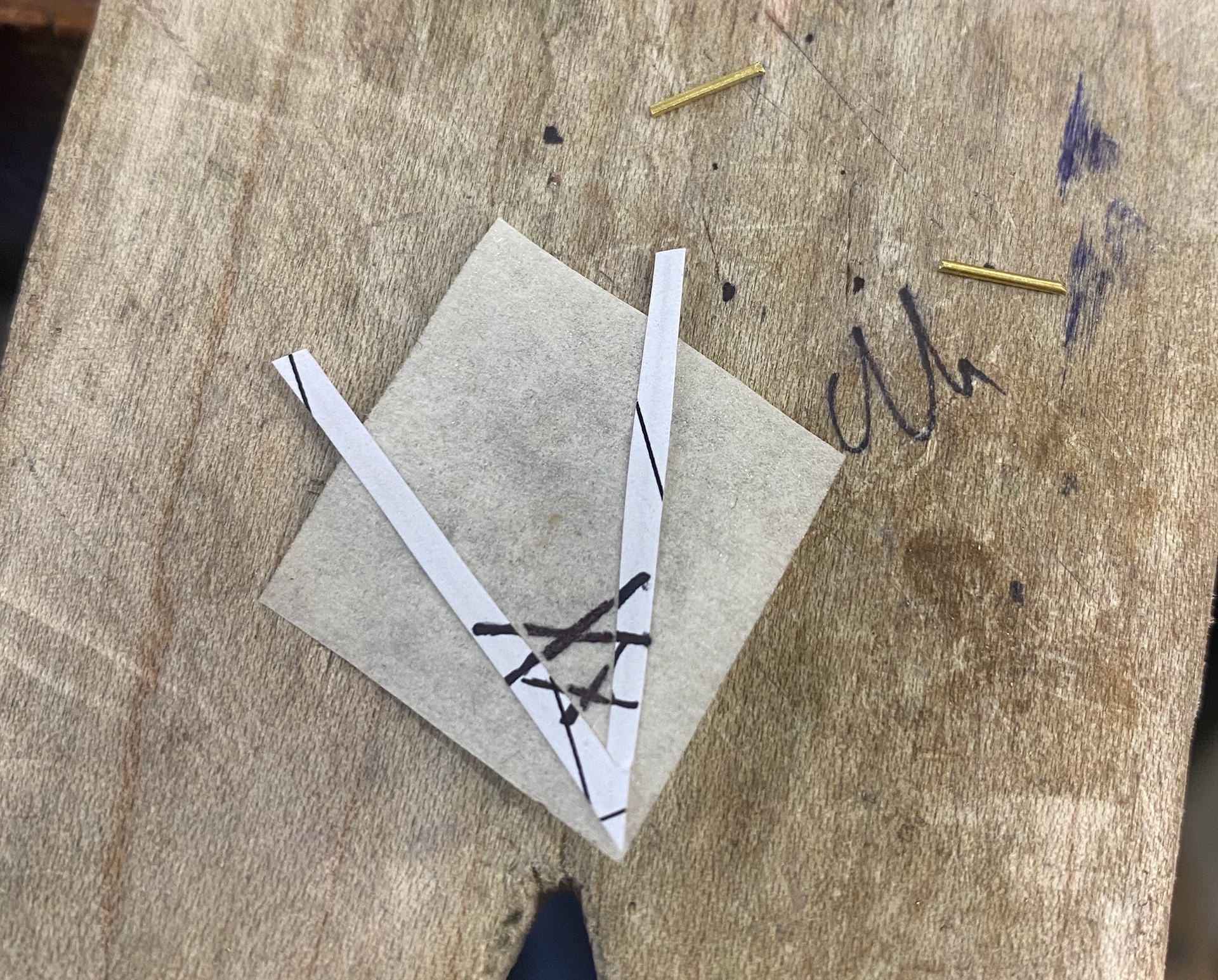 My made up method to align the wires