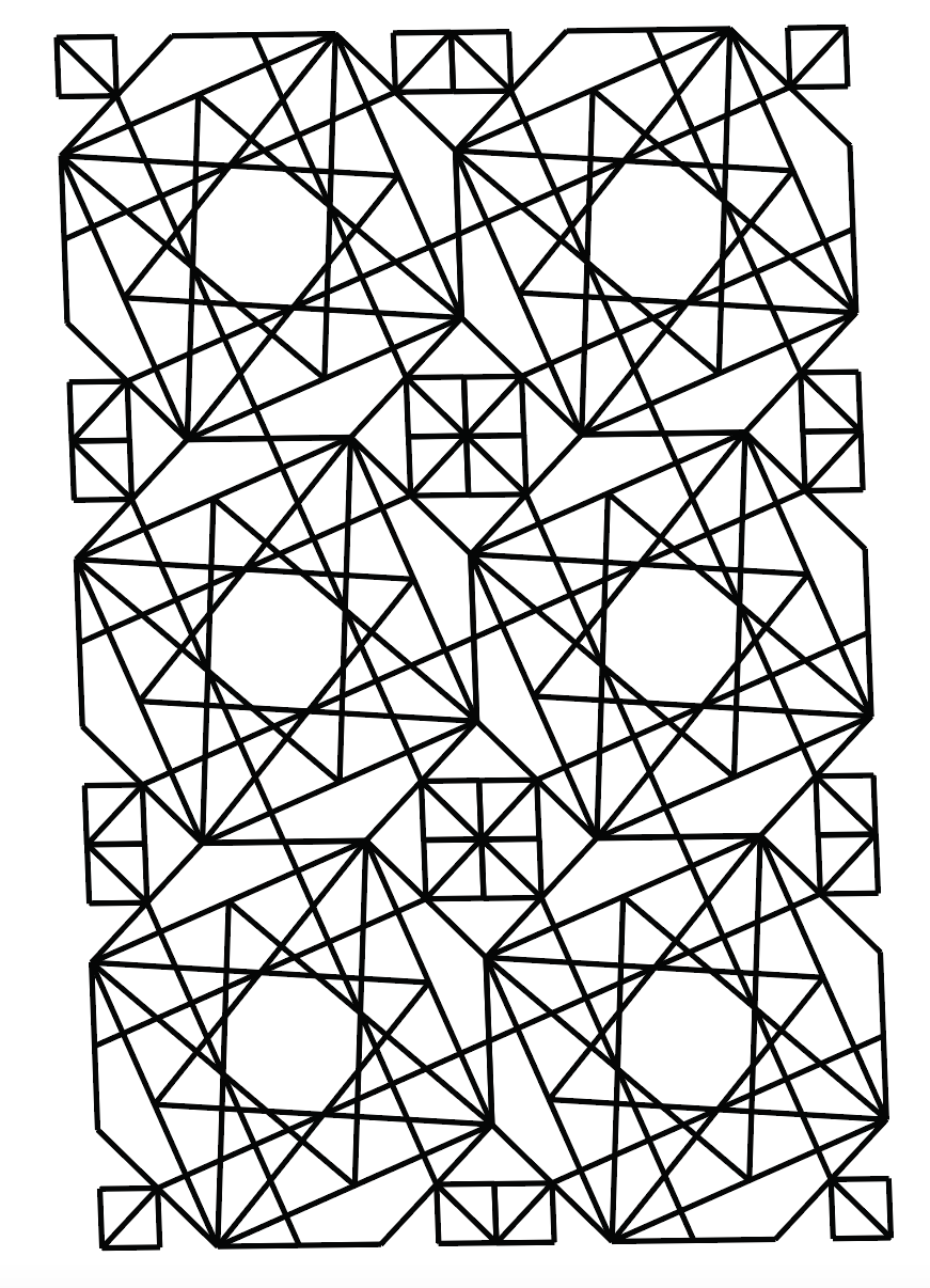 Started to tessellate the pattern