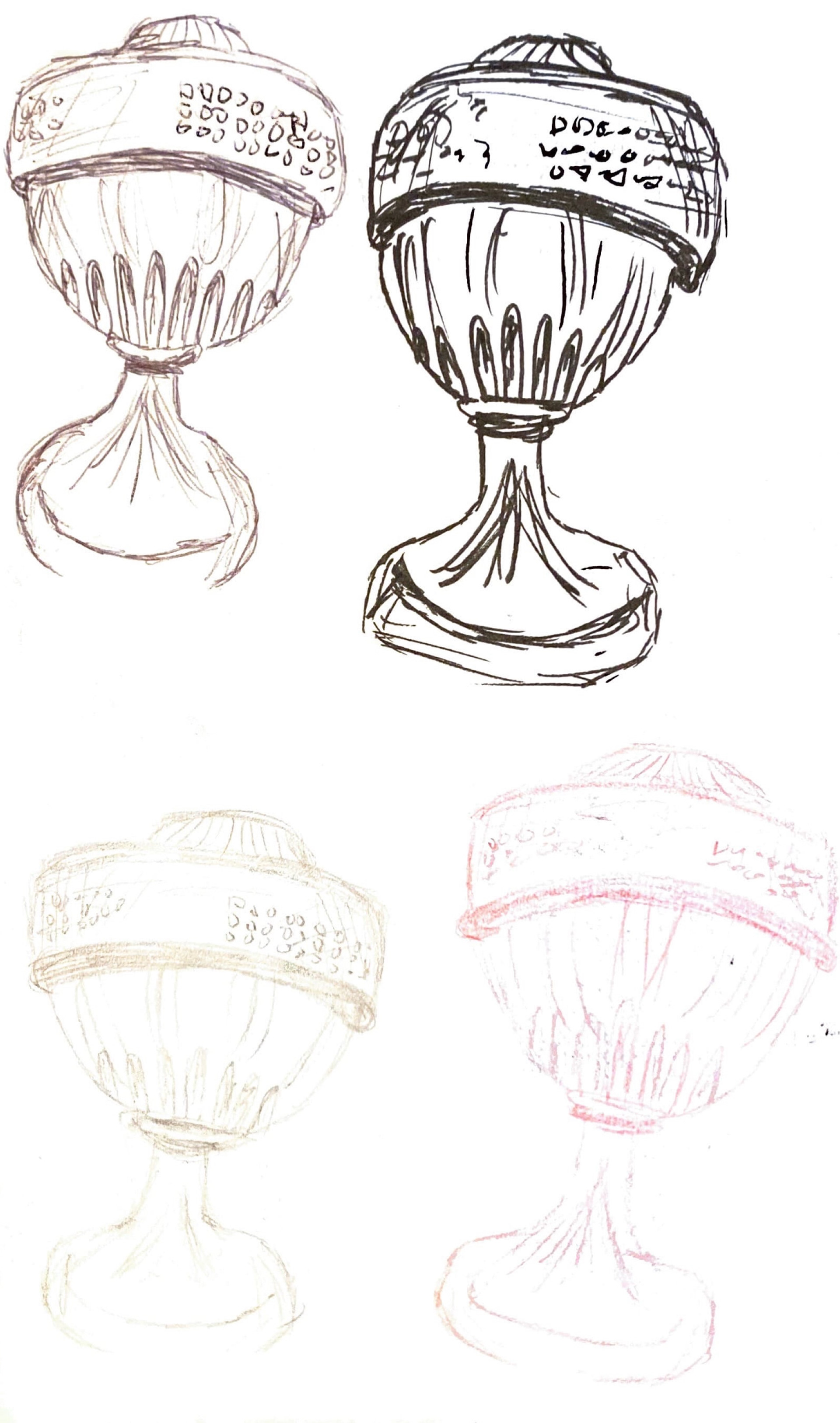 Same object using 5 different media