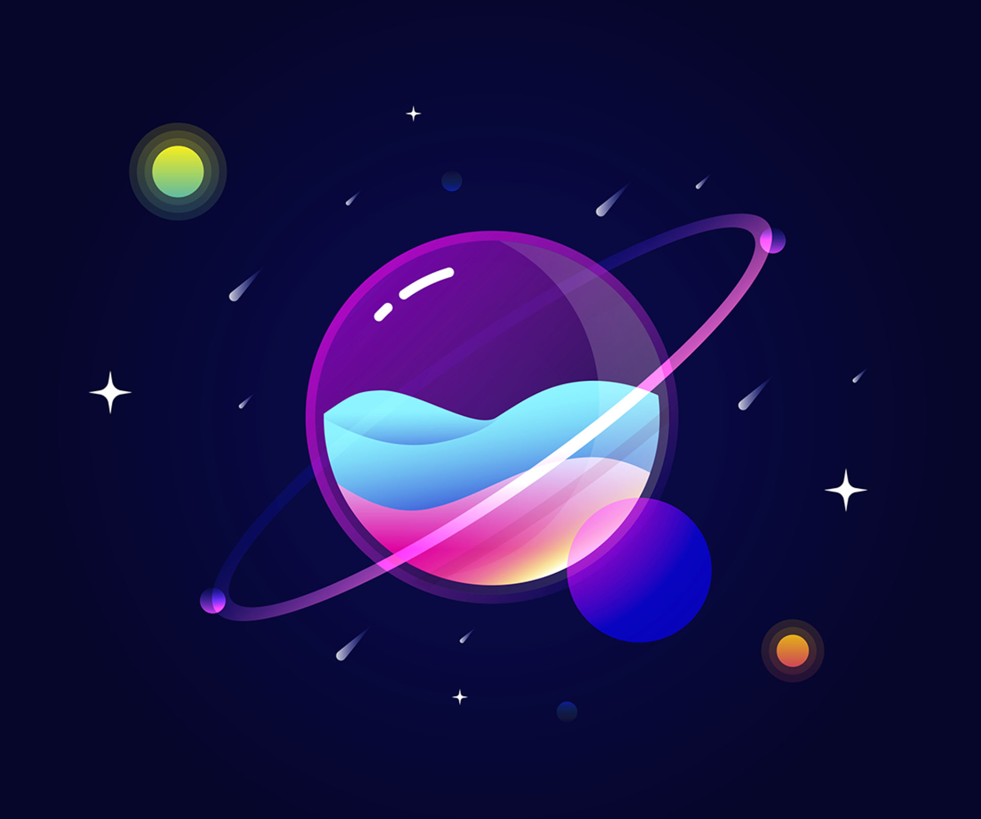 Gradient exploration in Illustrator.