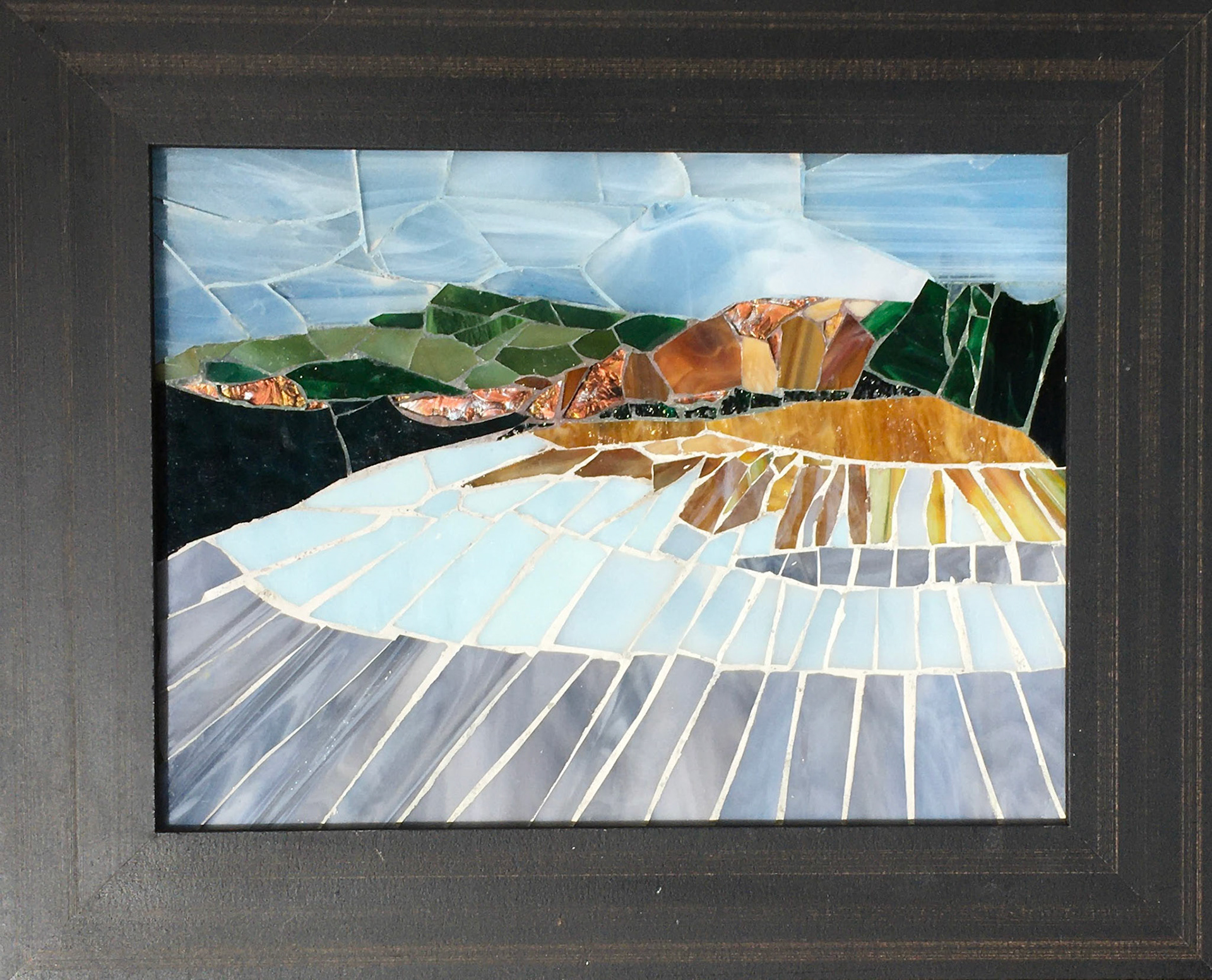 Winter meadow w/frame...$200