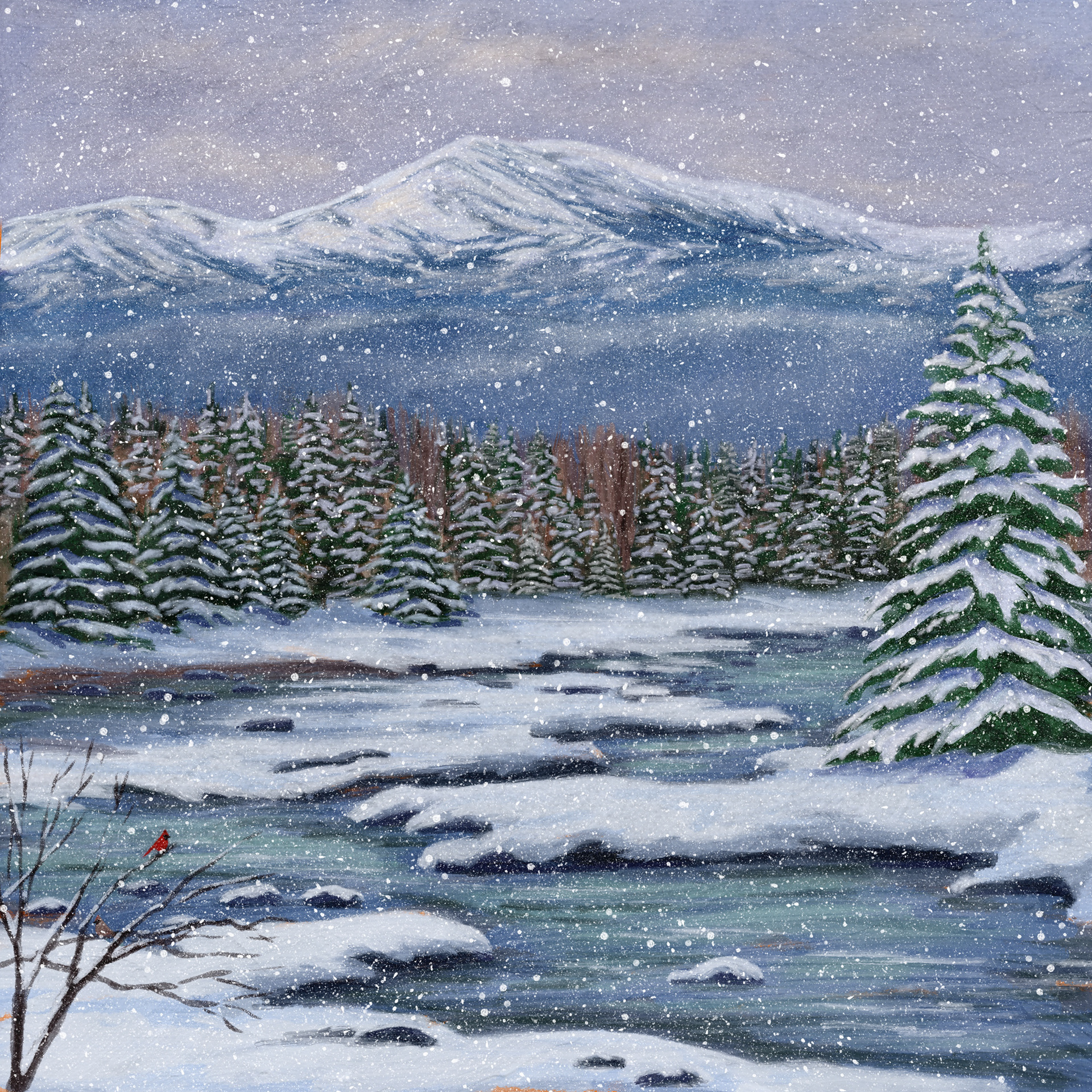 Snowy White Mountains