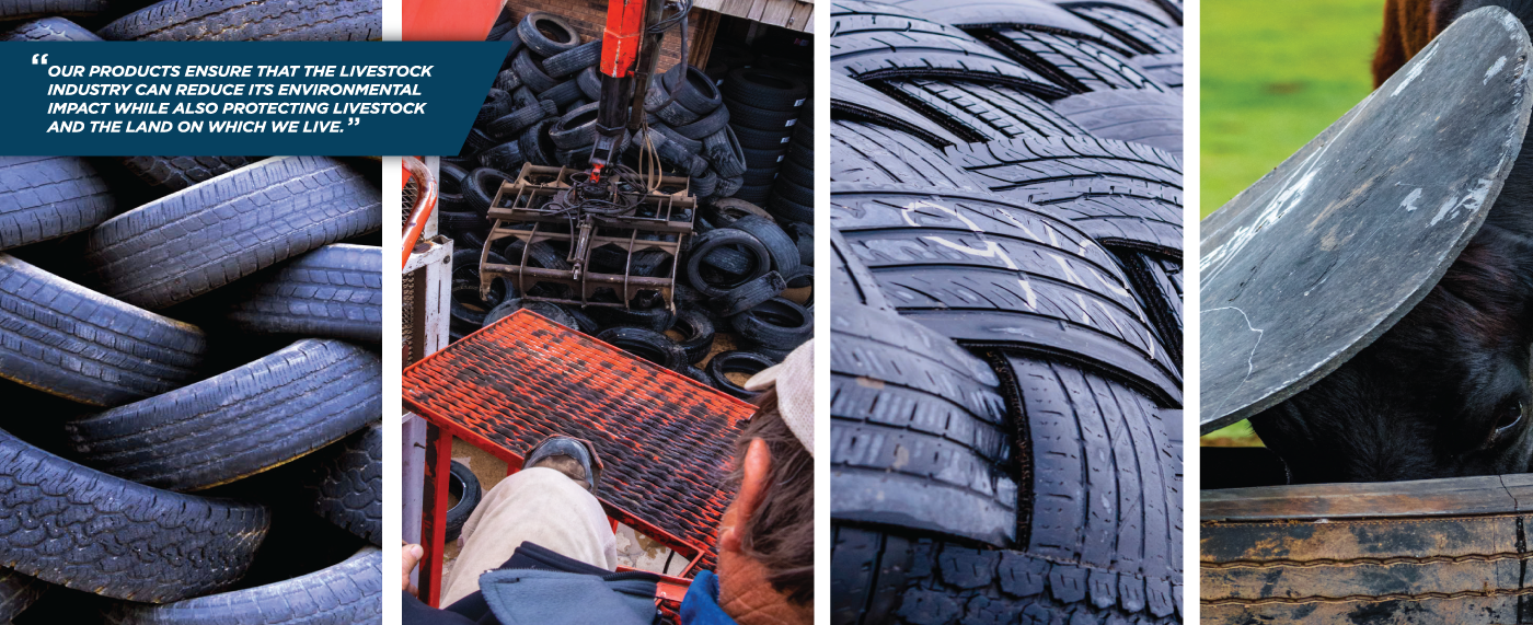 The Double D Process from raw tires to finished product: photo by Custer Creative