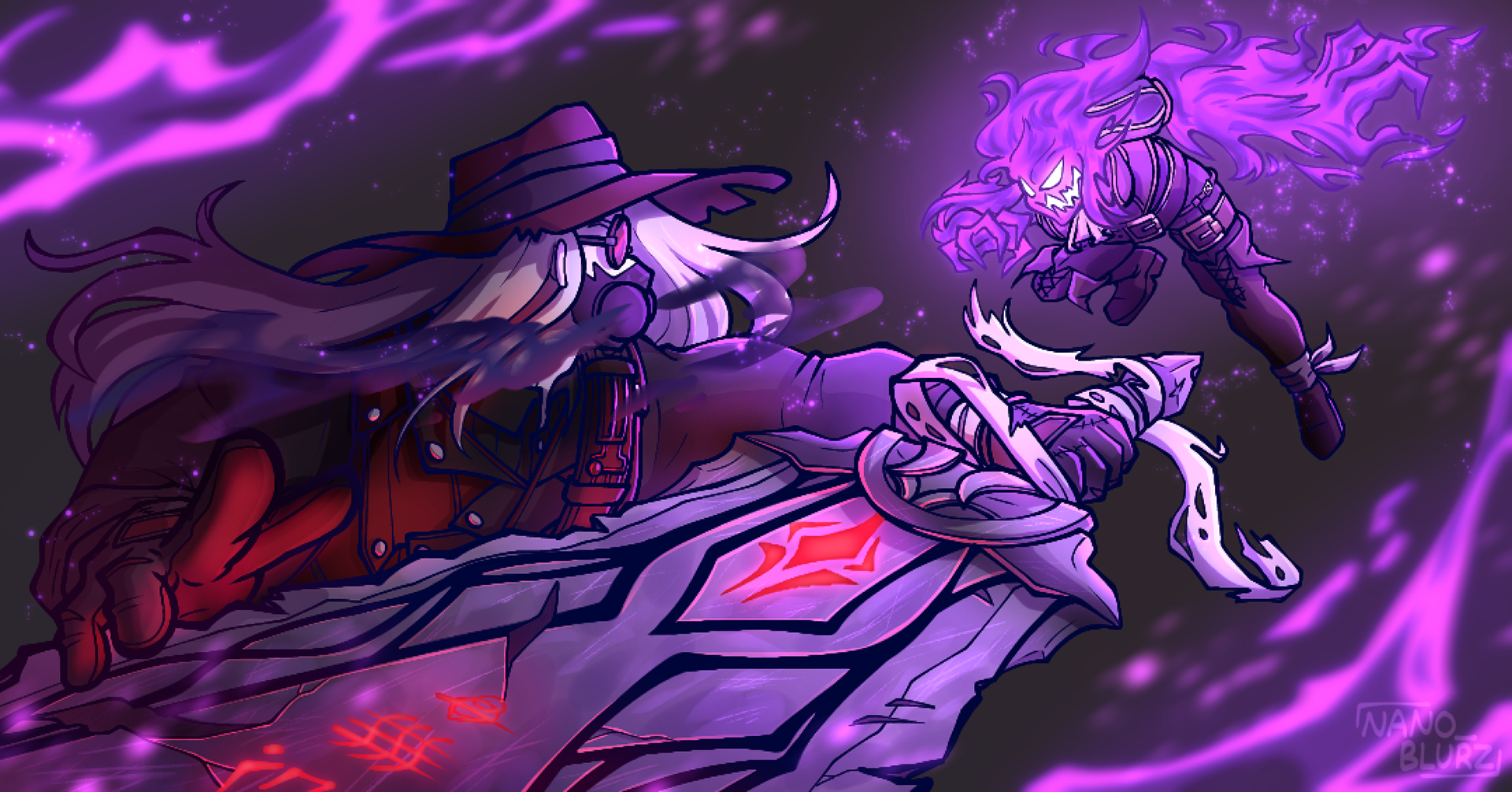 Commission - Devil's Kiss VS Seras (Characters owned by @Tizen99)
